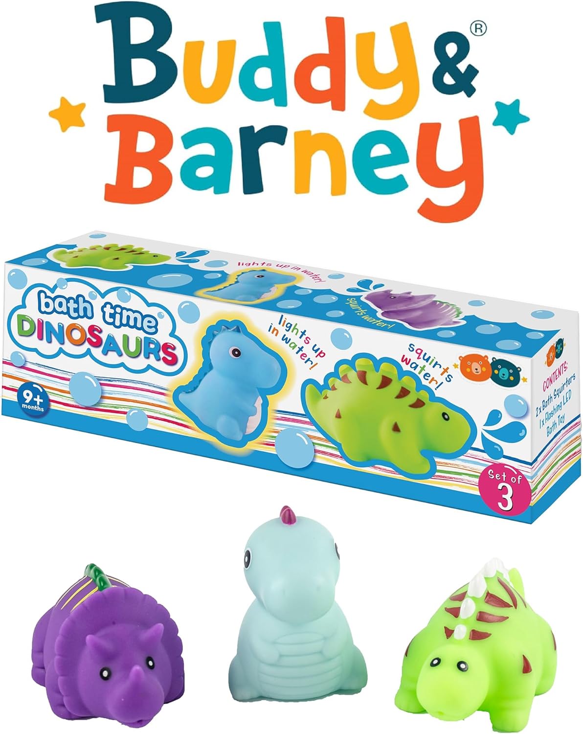 Bath Time Dinosaur Squirters