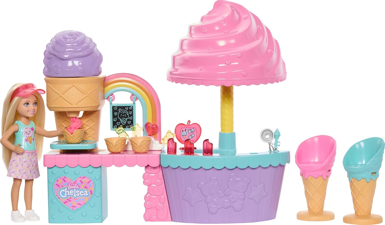 Barbie Club Chelsea Ice Cream Shop Playset