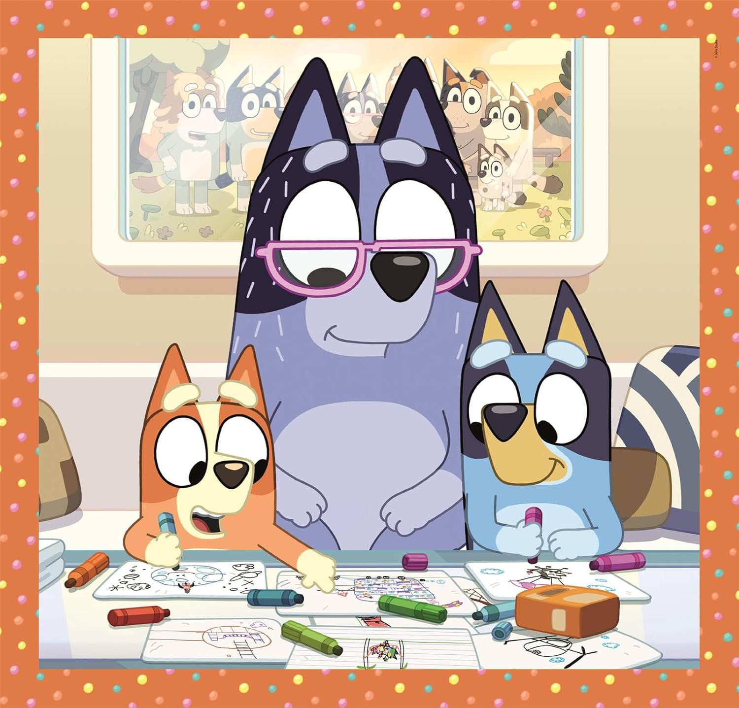 Clementoni Bluey 3x48 Piece Puzzle