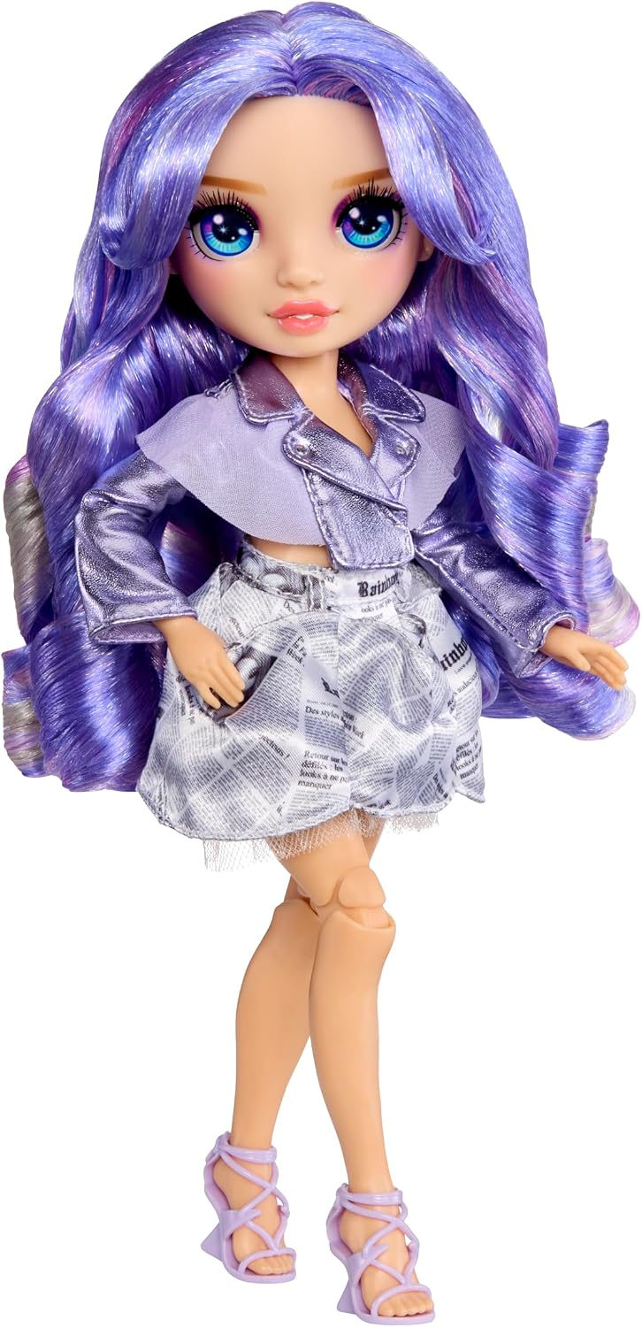 Rainbow High Pretty in Paris Doll - Violet Willow
