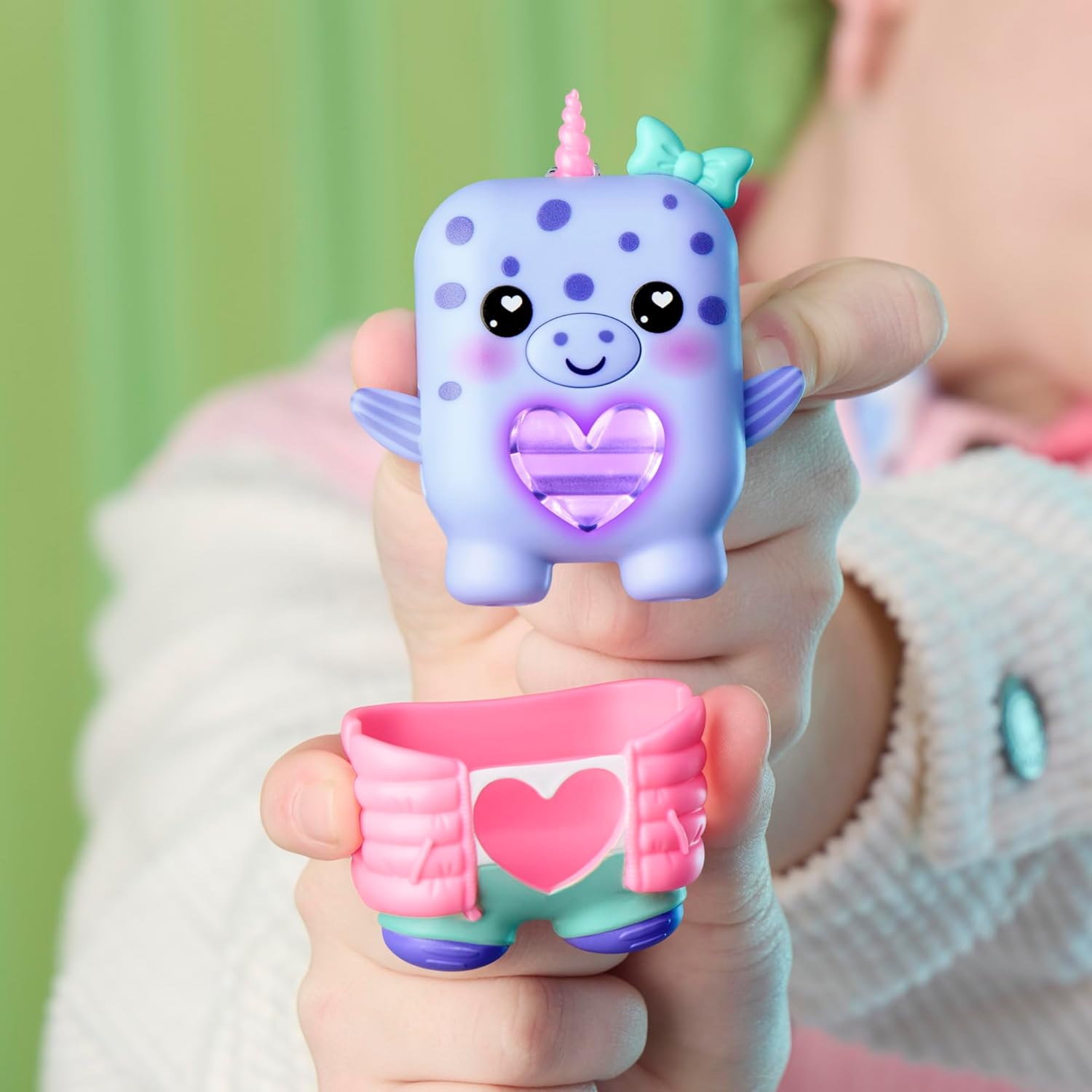 Nano-mals Blubby The Narwhal Electronic Fidget Pet