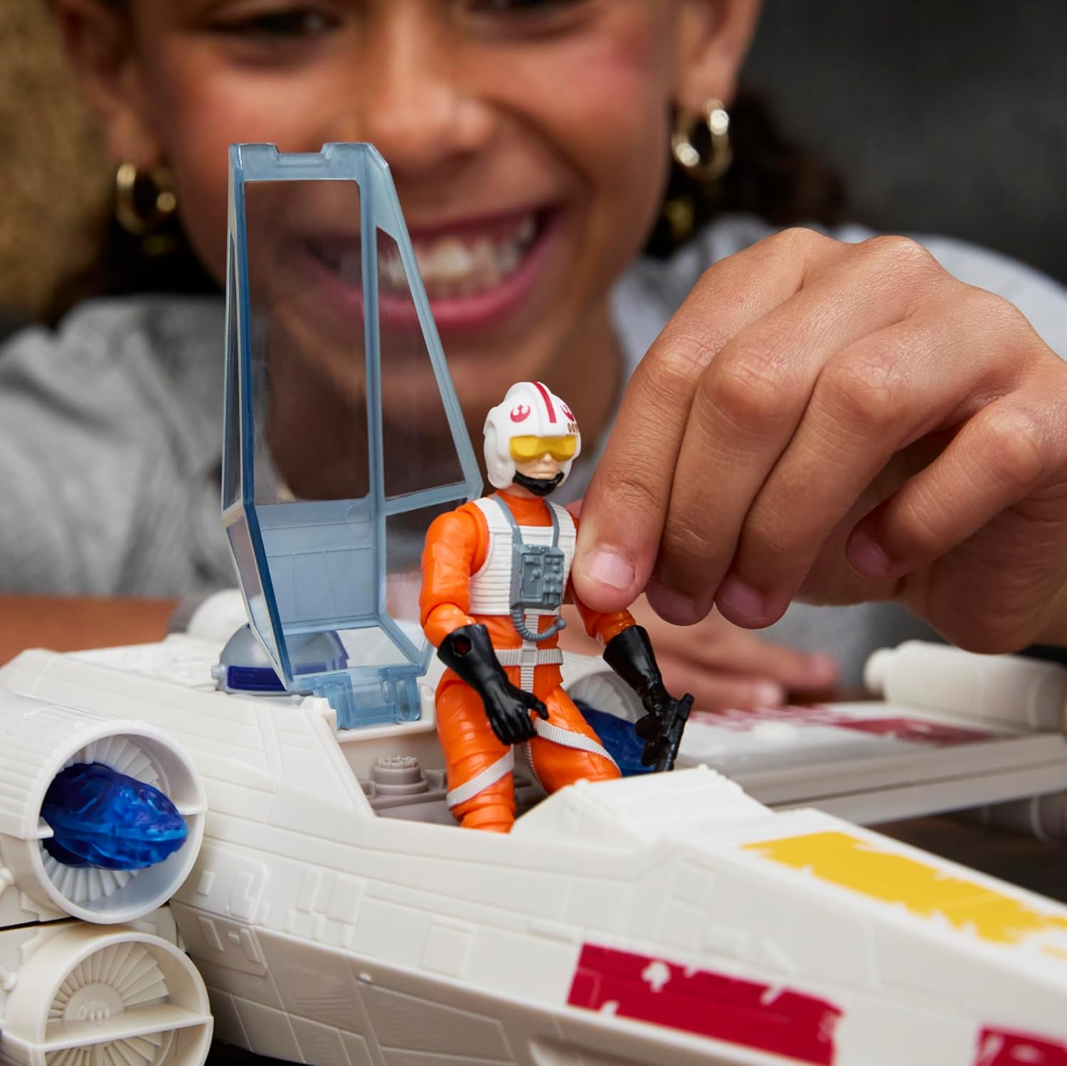 Star Wars Epic World of Action Luke Skywalker's Force Strike X-wing