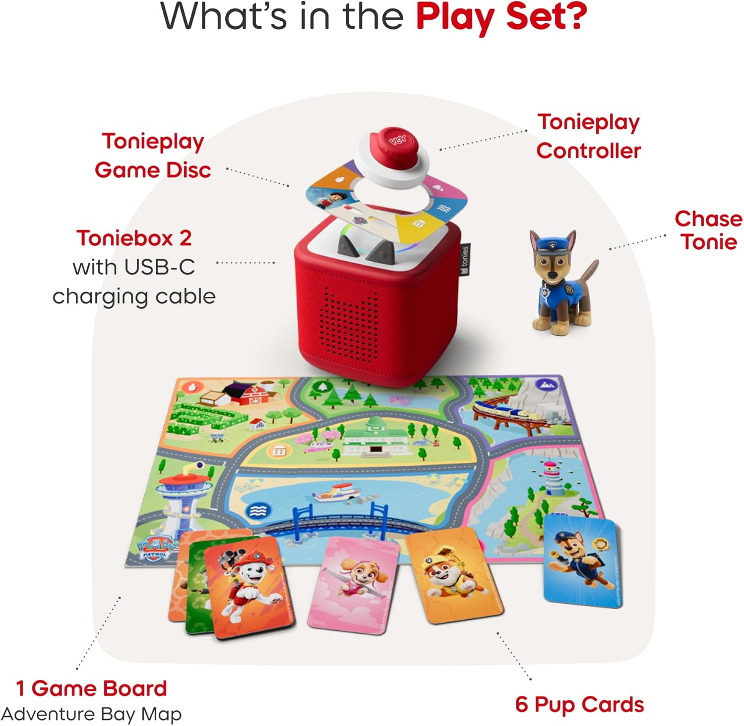 Tonies Toniebox 2 Tropical Teal Play Set with Paw Patrol Chase