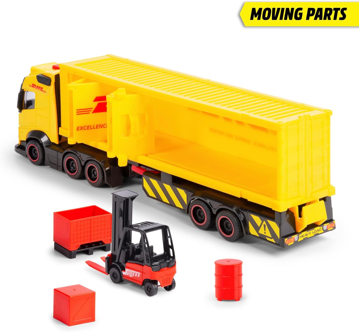 Dickie DHL Truck wit Fork Lift Set