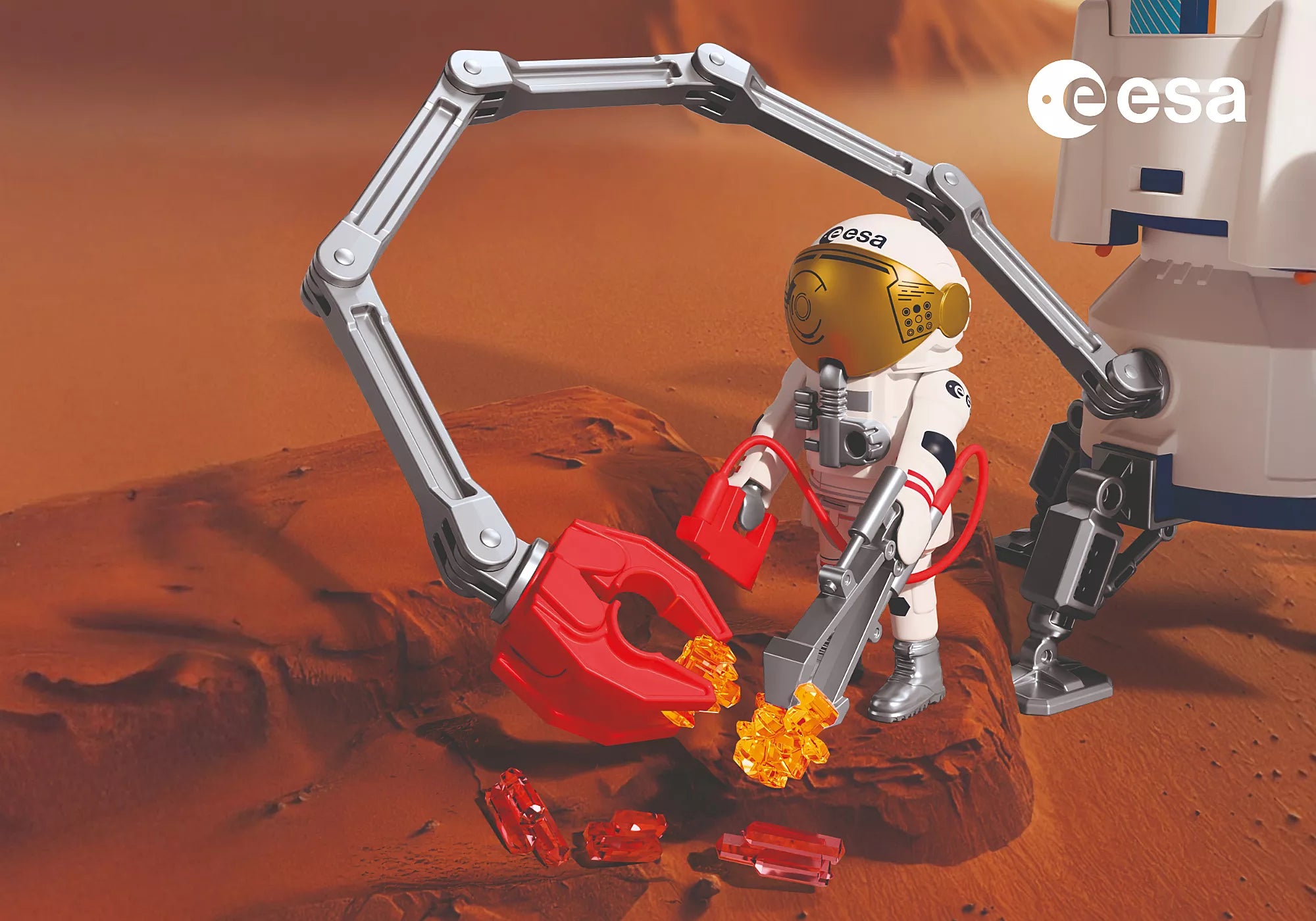 Playmobil ESA Mars Research Rocket Set