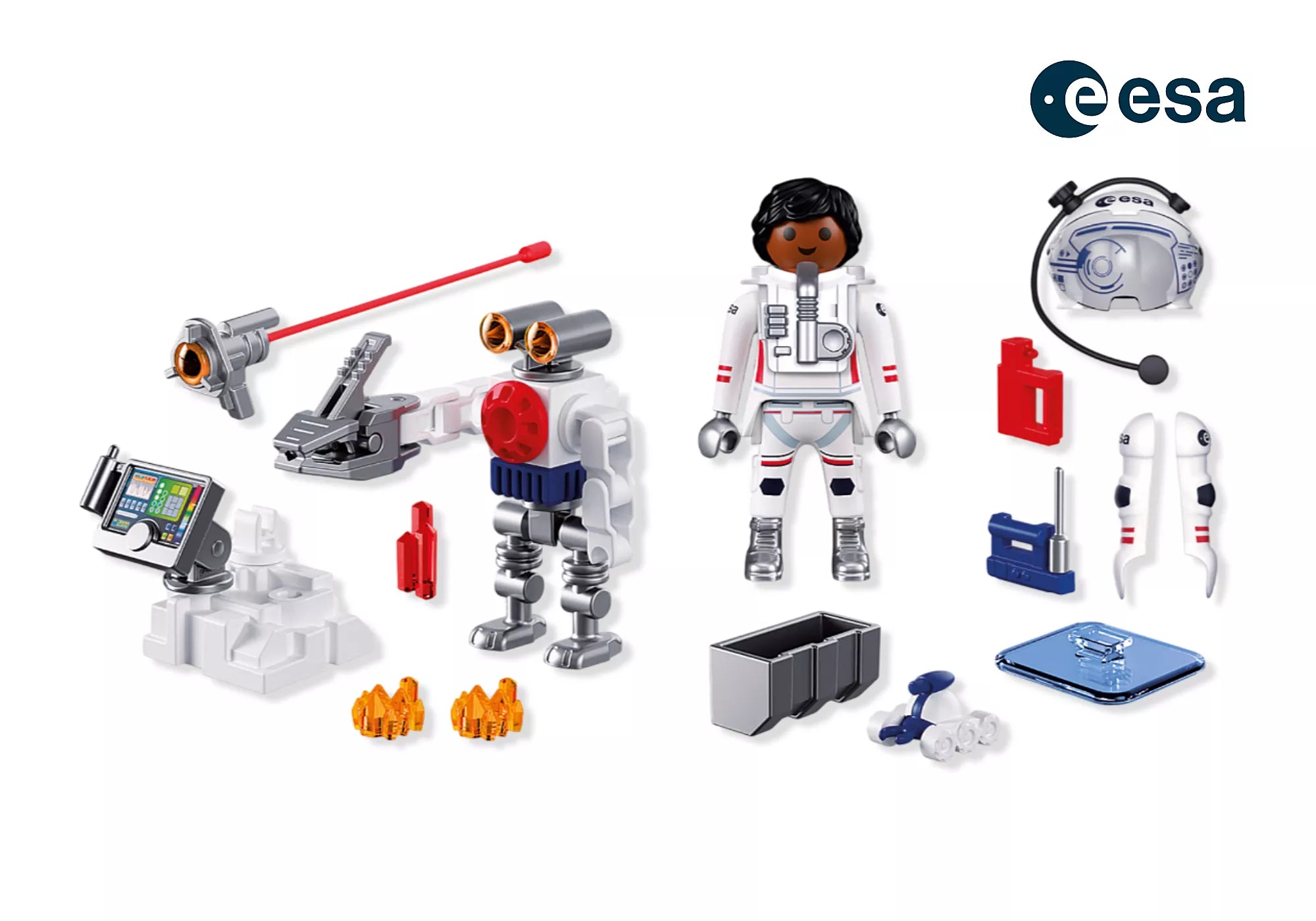 Playmobil ESA  Astronaut with Robot Set