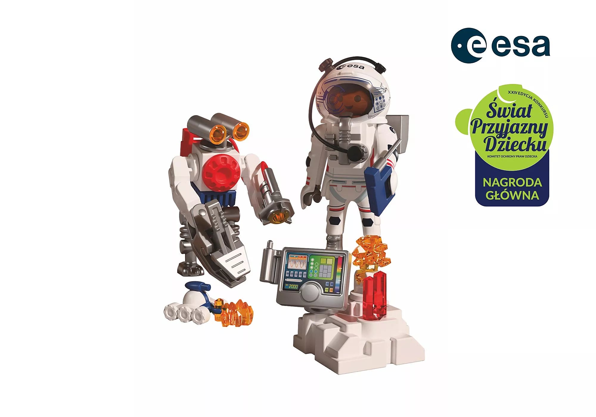Playmobil ESA  Astronaut with Robot Set