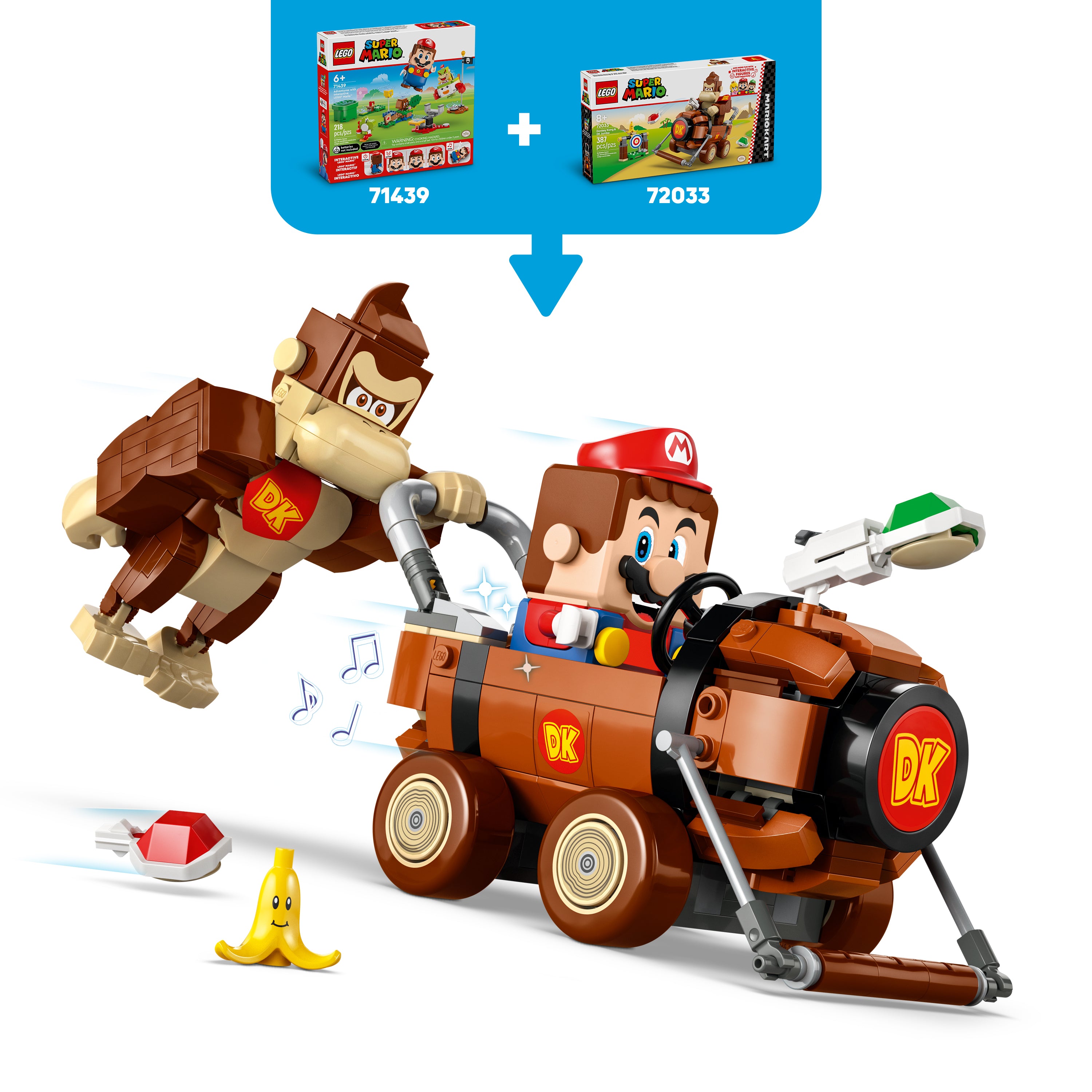 LEGO 72033 Mario Kart™ – Donkey Kong & DK Jumbo