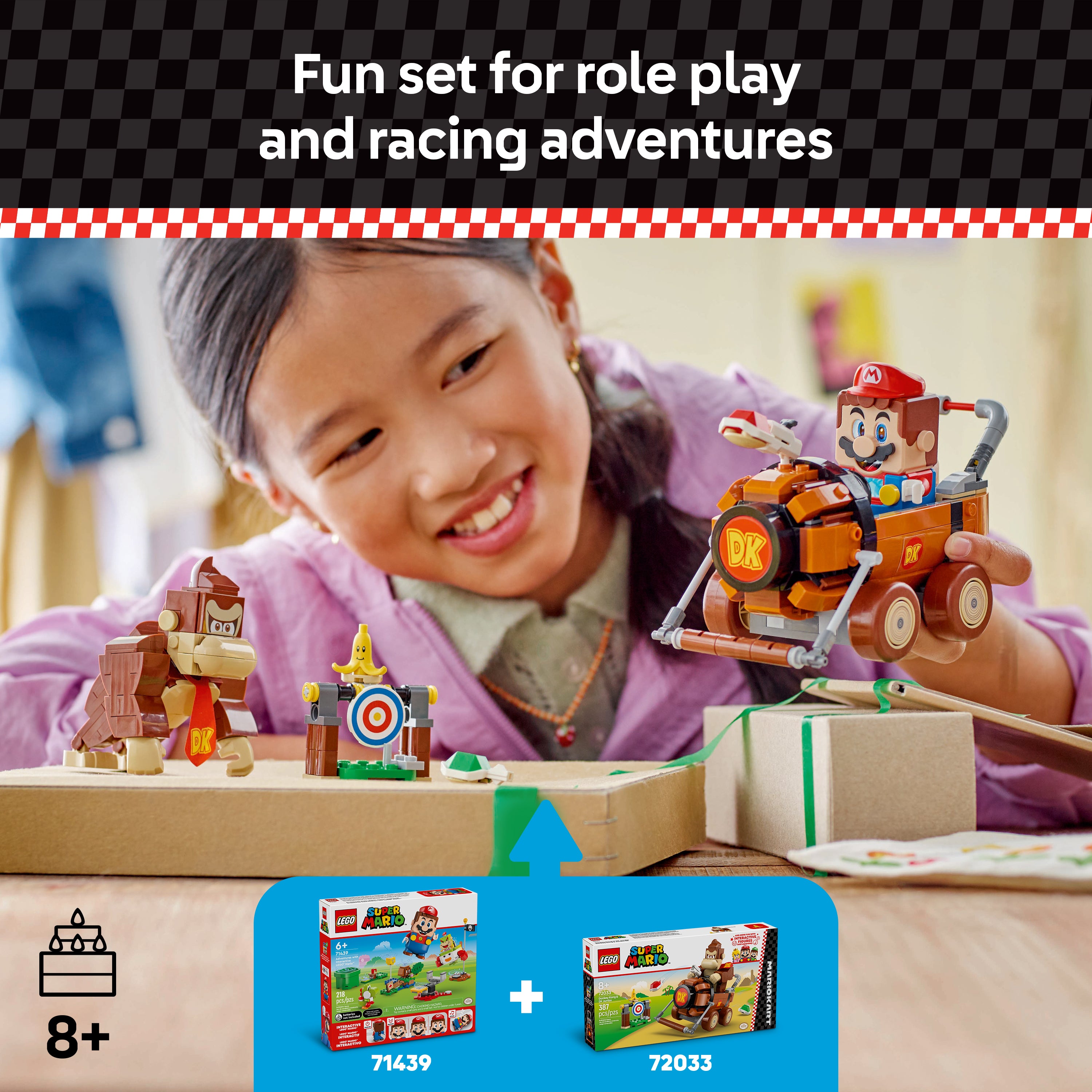 LEGO 72033 Mario Kart™ – Donkey Kong & DK Jumbo