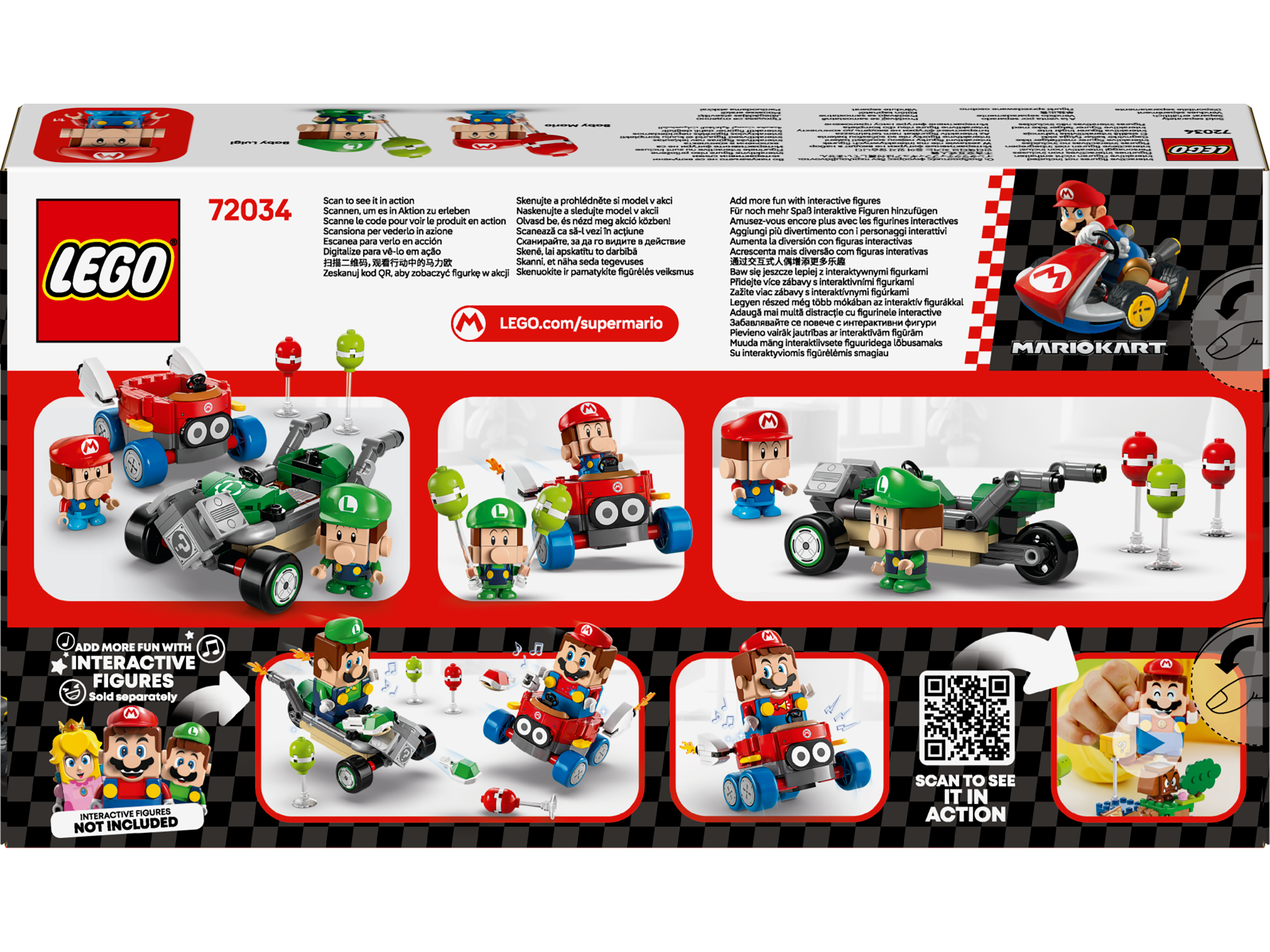 LEGO Super Mario 72034 Mario Kart™ – Baby Mario vs Baby Luigi