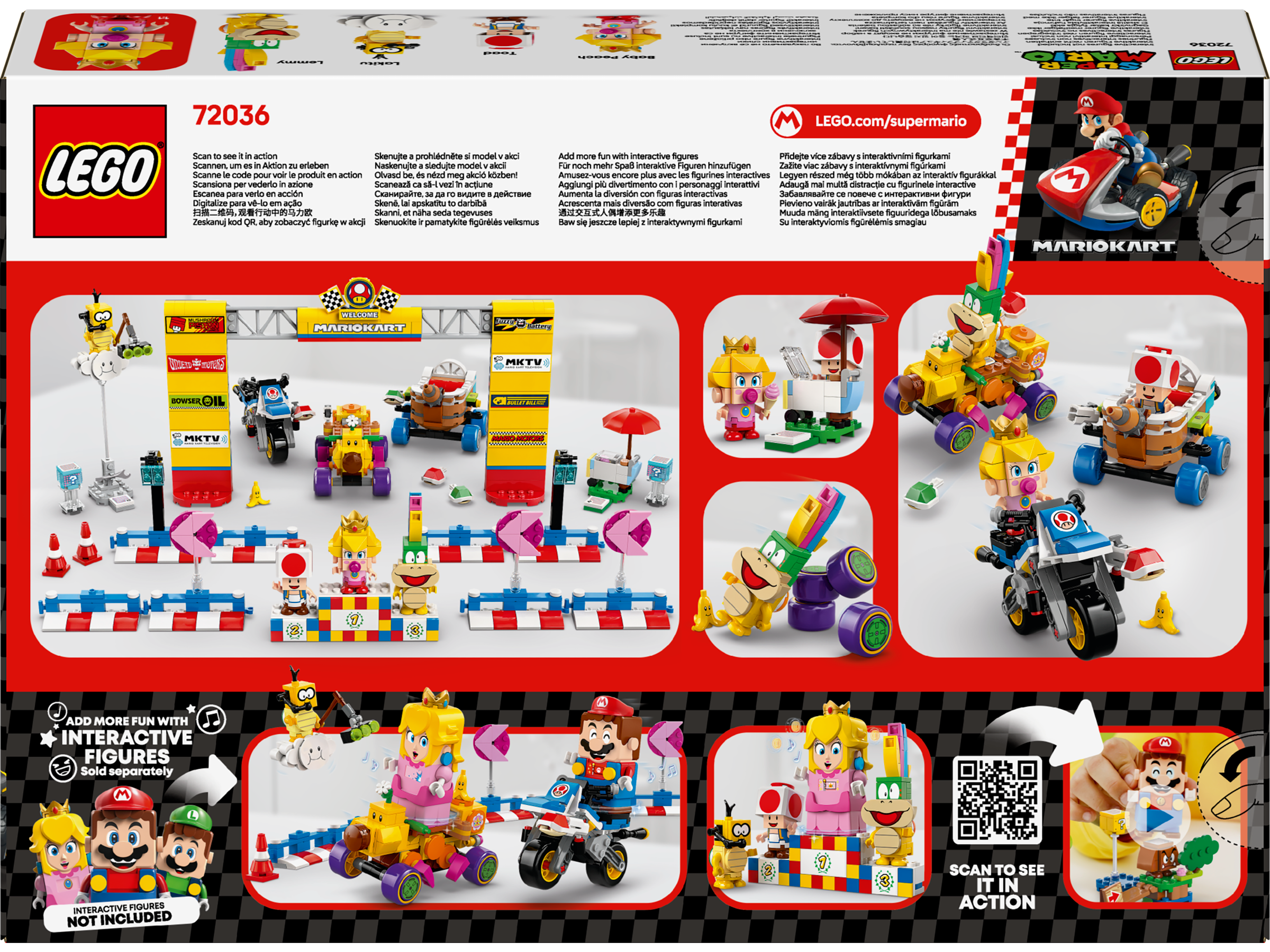 LEGO Super Mario 72036 Mario Kart™ – Baby Peach & Grand Prix Set