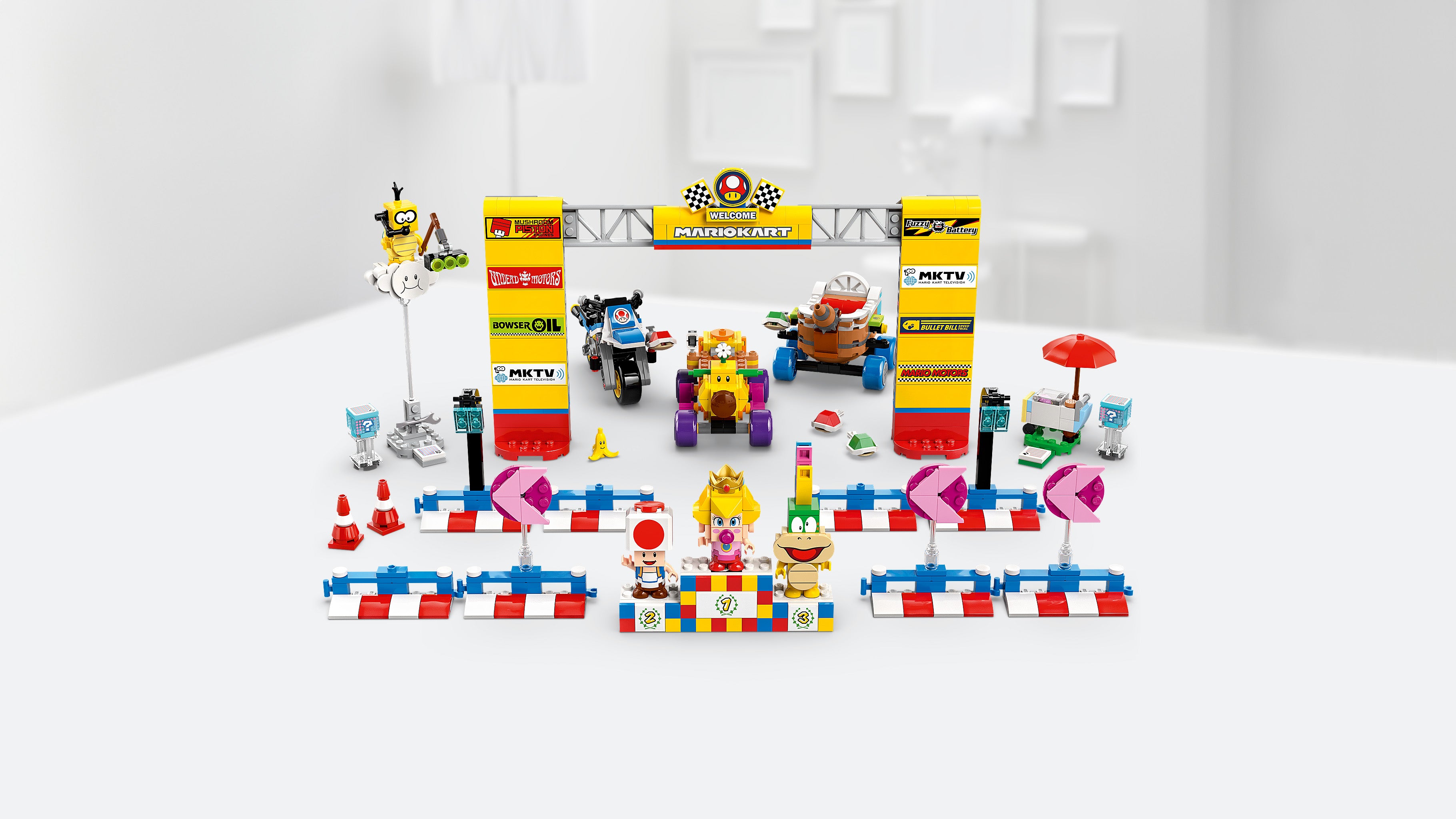 LEGO Super Mario 72036 Mario Kart™ – Baby Peach & Grand Prix Set