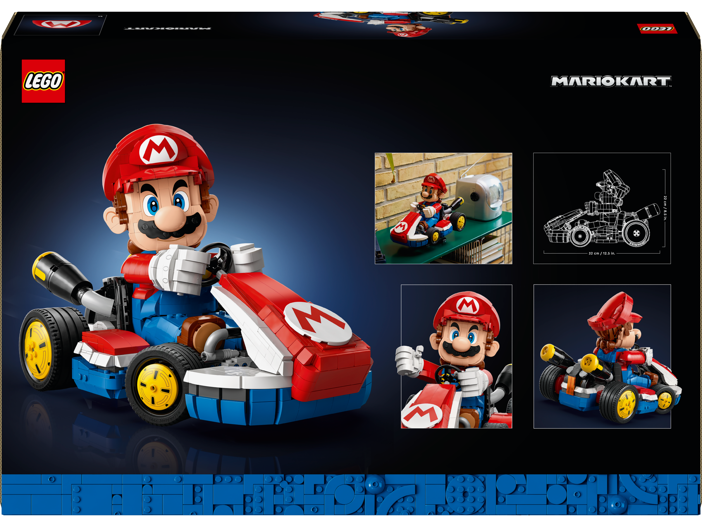 Lego 70237 Mario Kart™ – Mario & Standard Kart