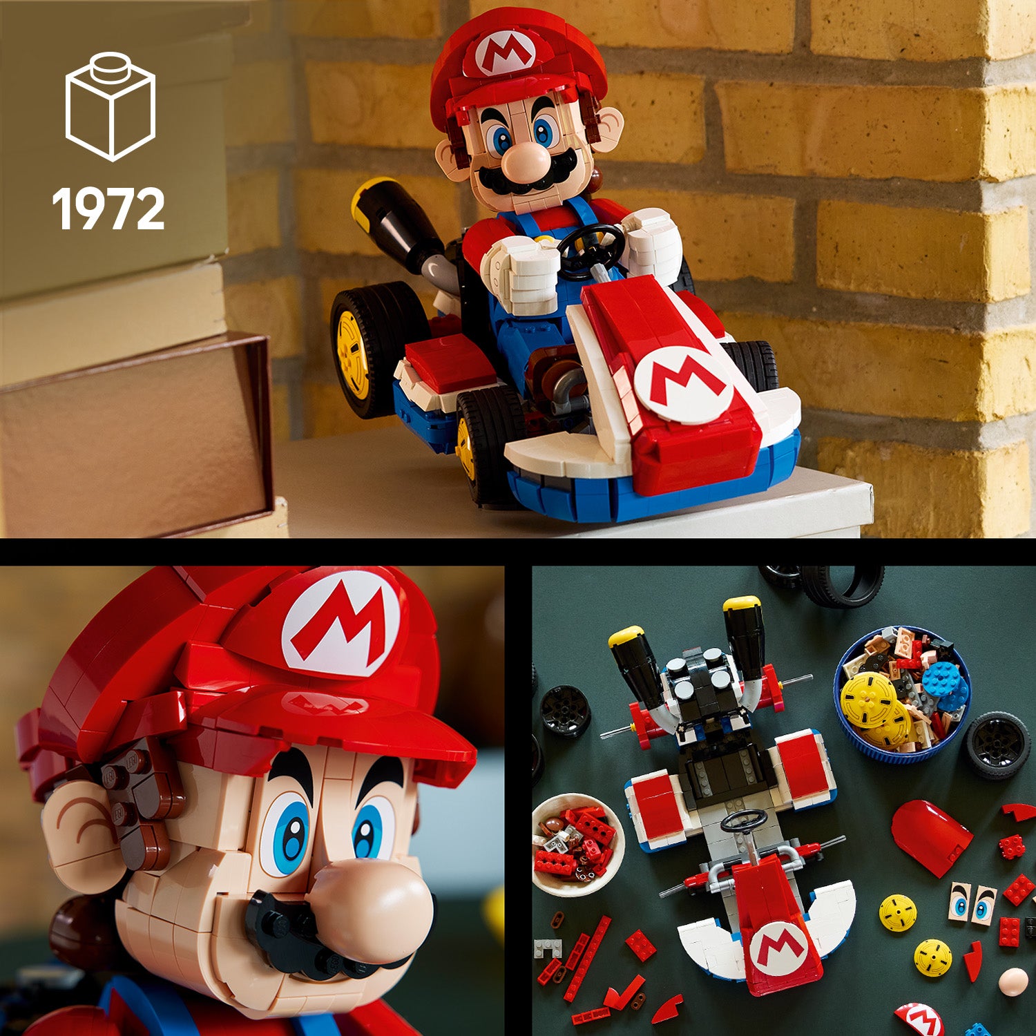 Lego 70237 Mario Kart™ – Mario & Standard Kart