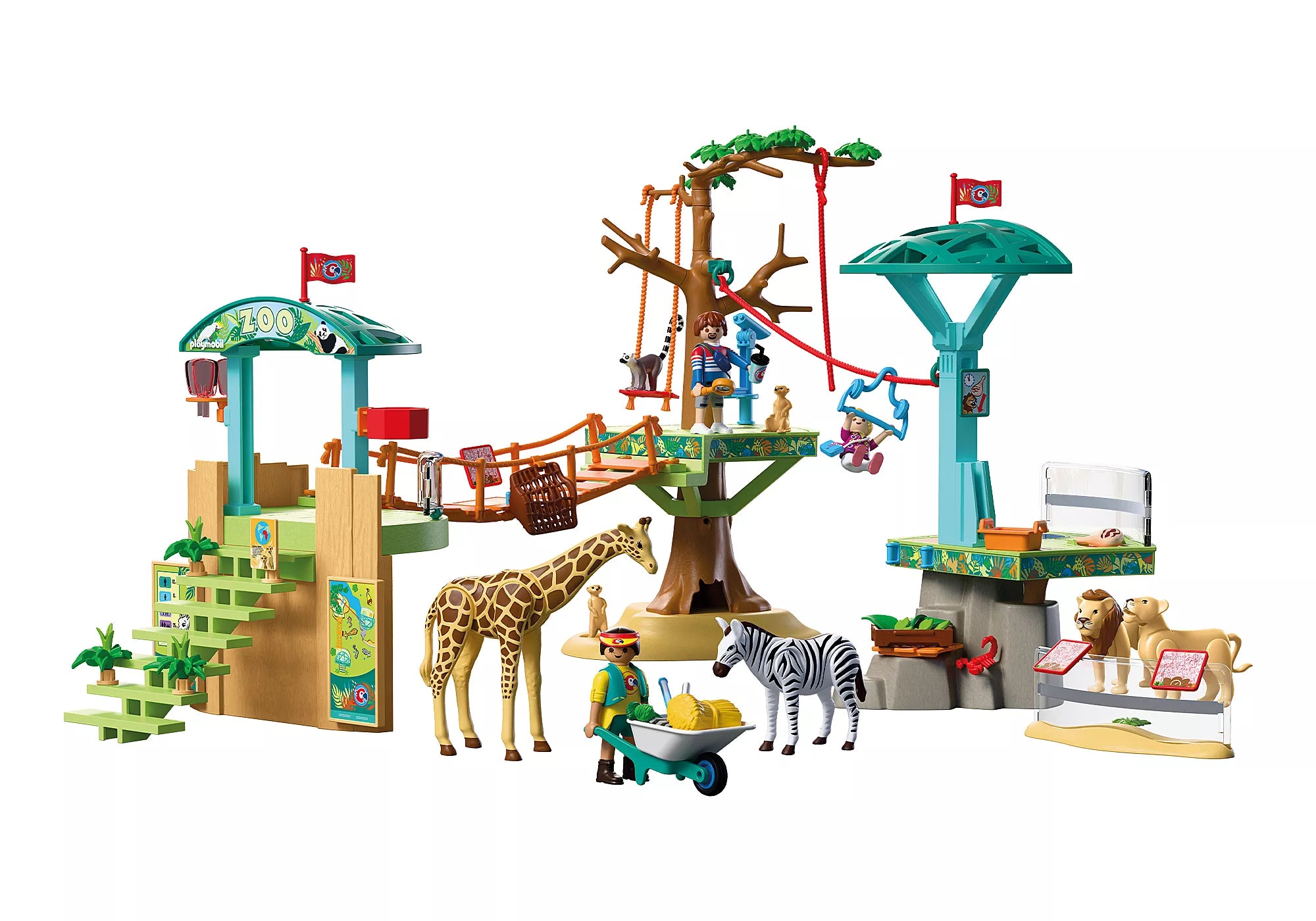 Playmobil Zoo Wilderness Climbing Park Playset