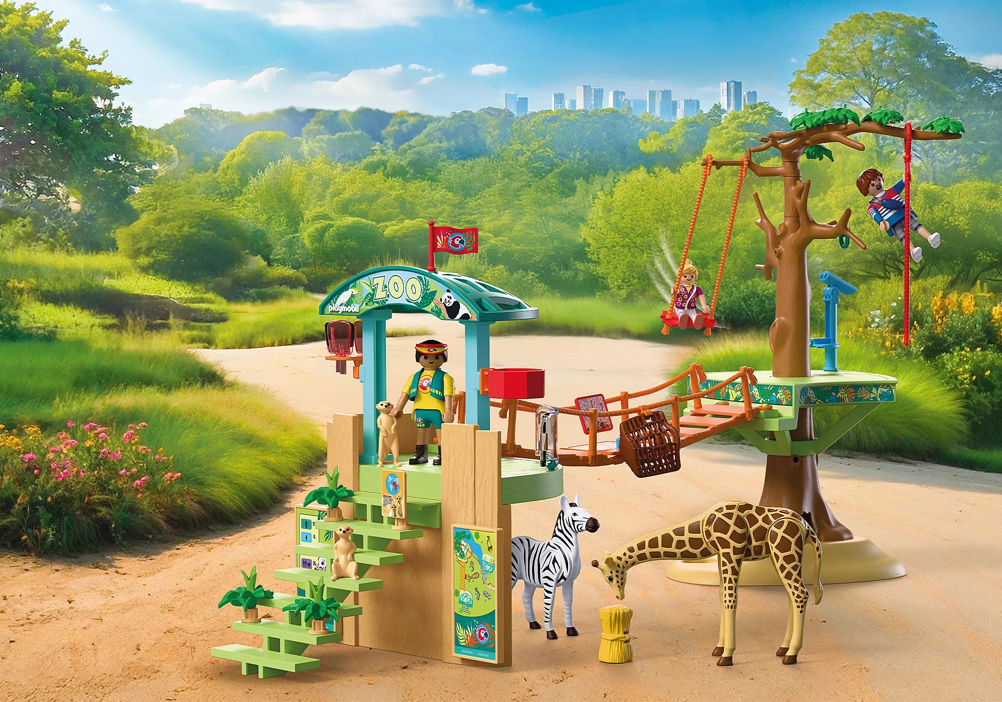 Playmobil Zoo Wilderness Climbing Park Playset