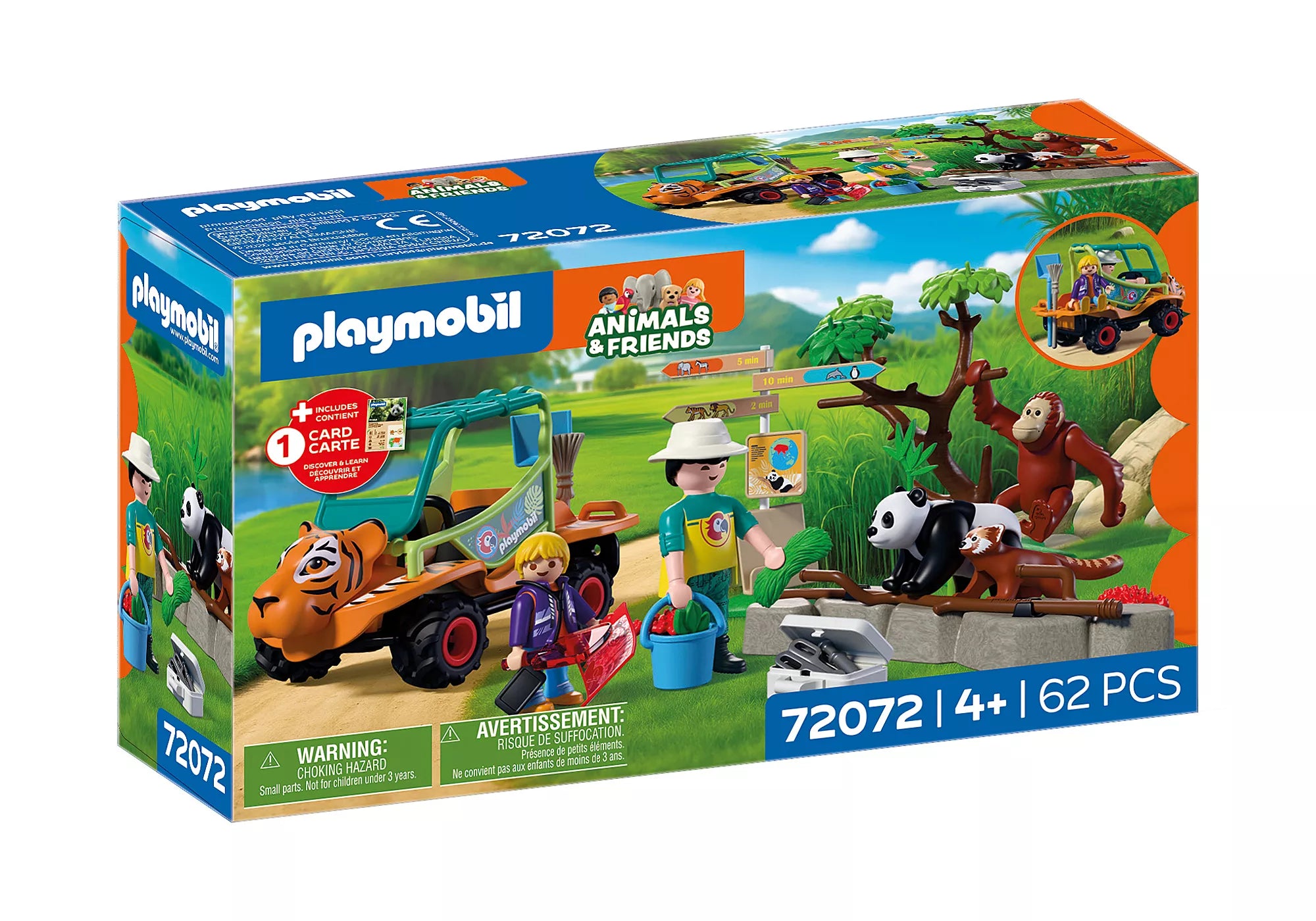 Playmobil Zookeeper & Vehicle Playset