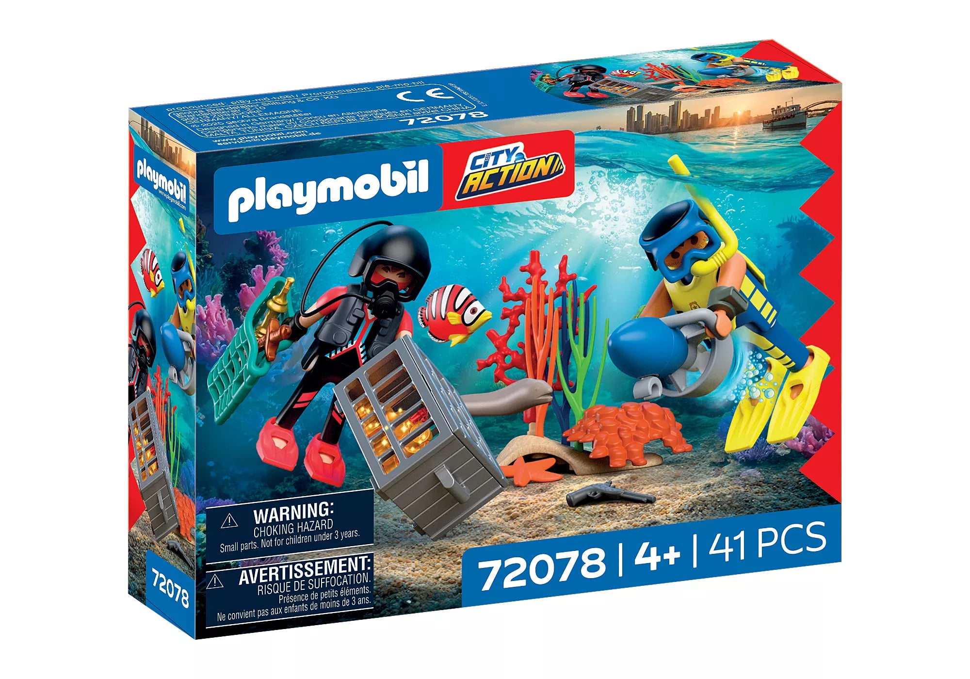 Playmobil Police Diver & Treasure Set