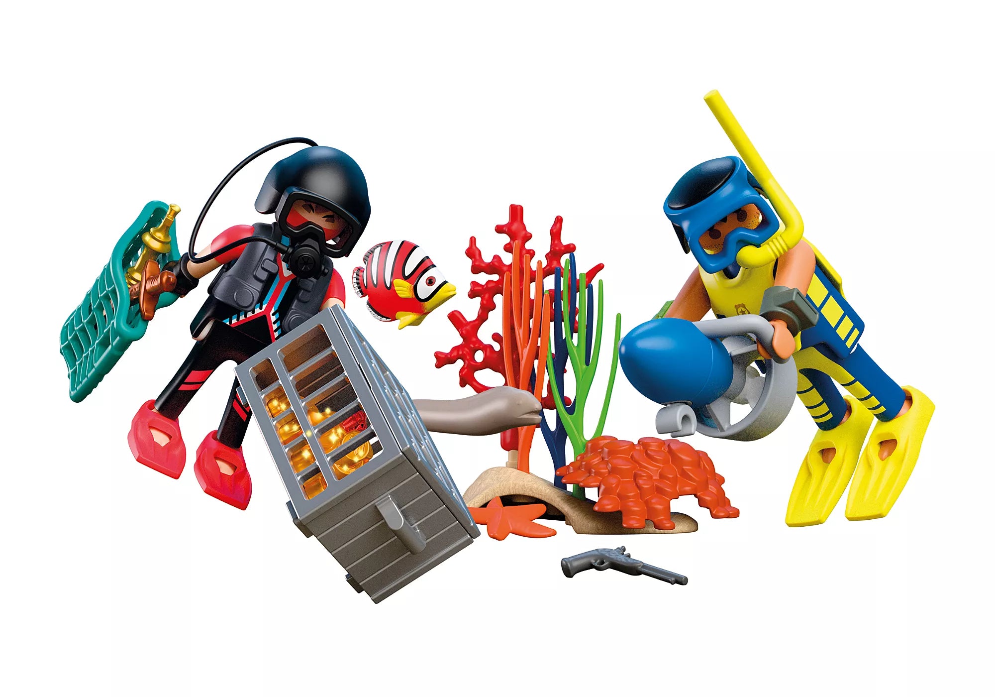 Playmobil Police Diver & Treasure Set
