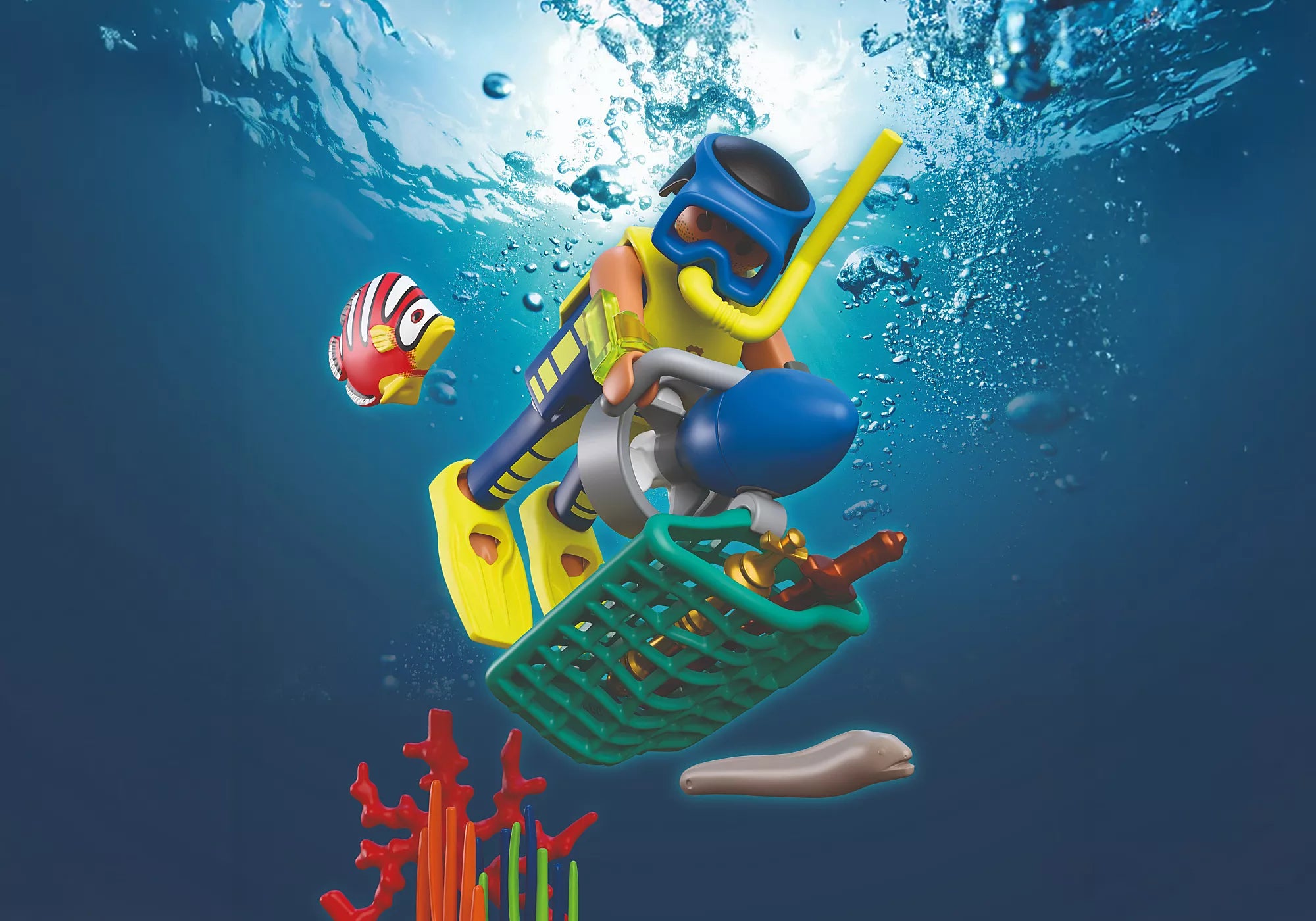 Playmobil Police Diver & Treasure Set
