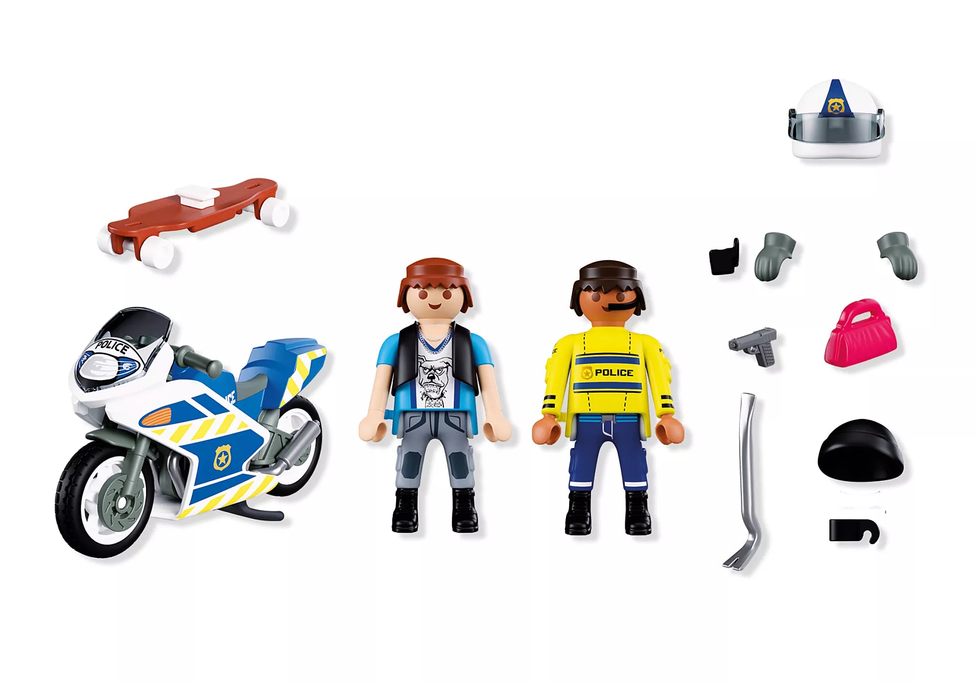 Playmobil Police Motercycle Chase Set