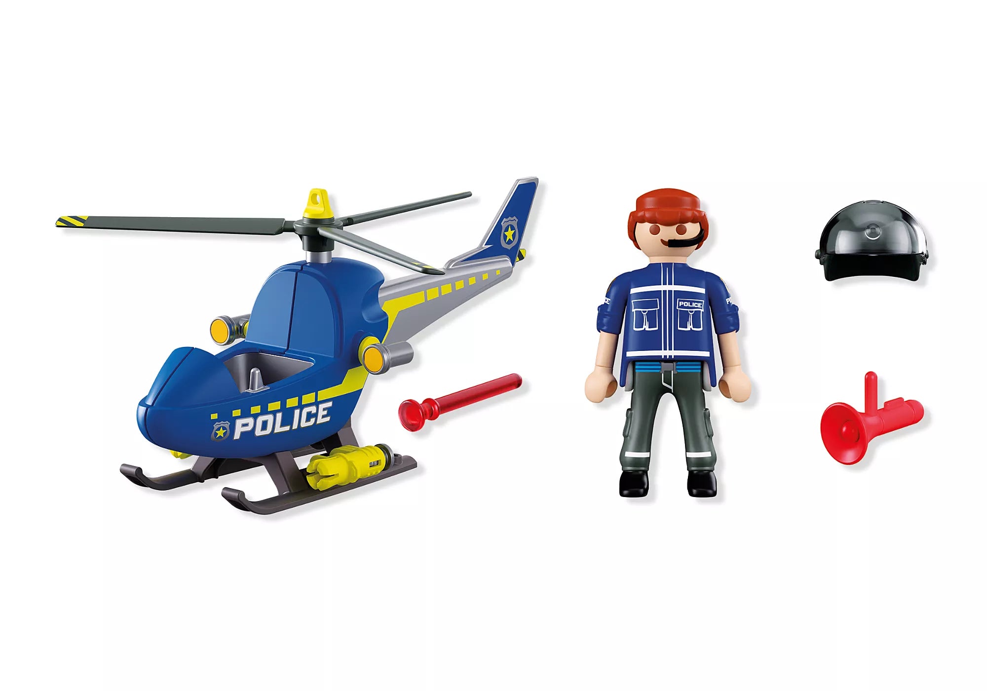 Playmobil Police Helicopter Set