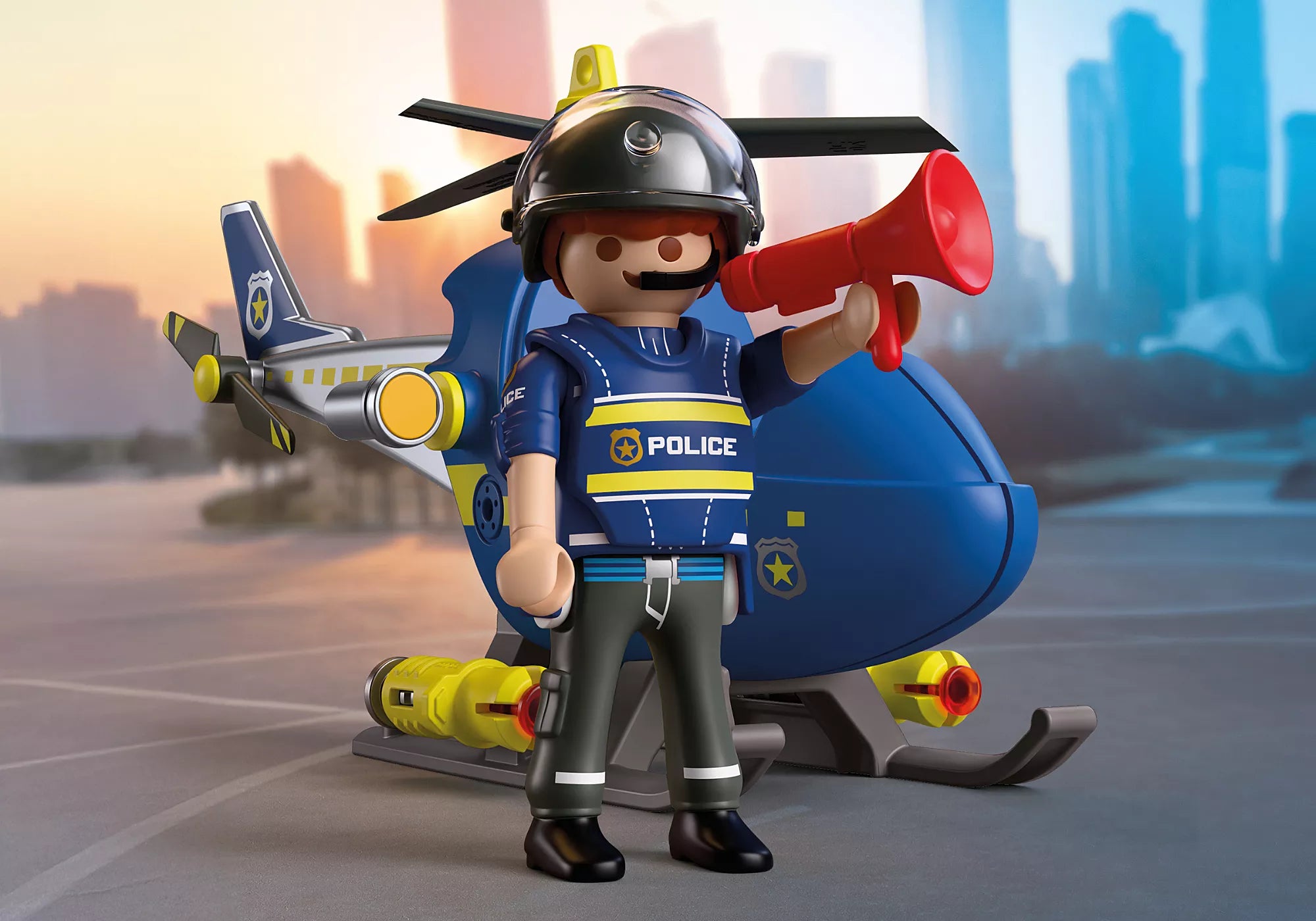Playmobil Police Helicopter Set