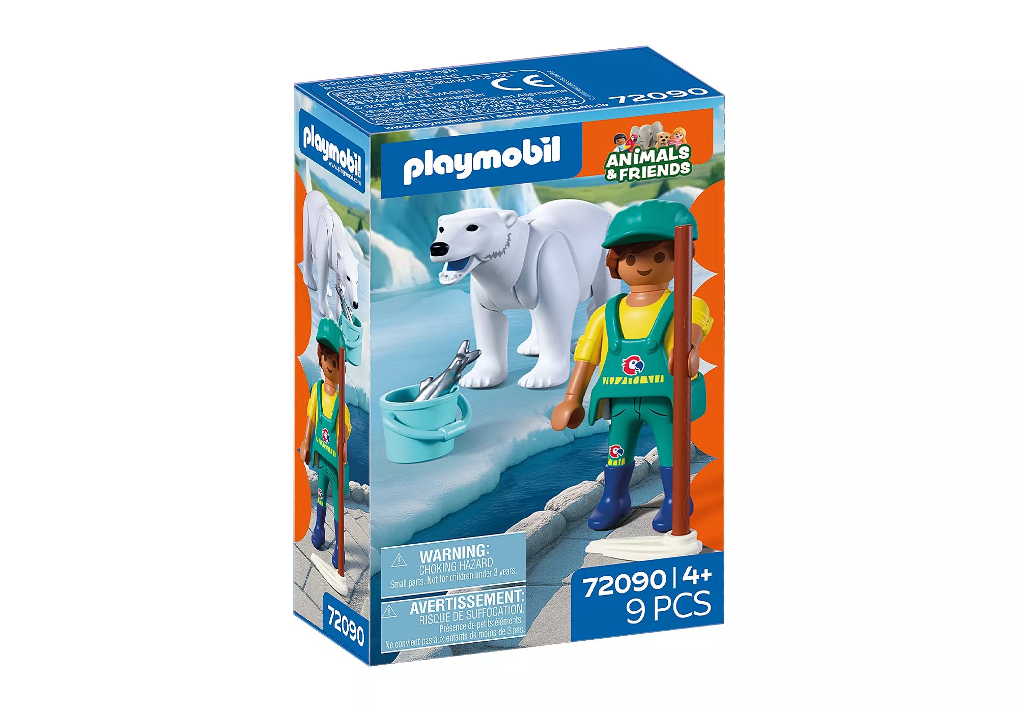 Playmobil Zoo Polar Bear & Zookeeper Playset