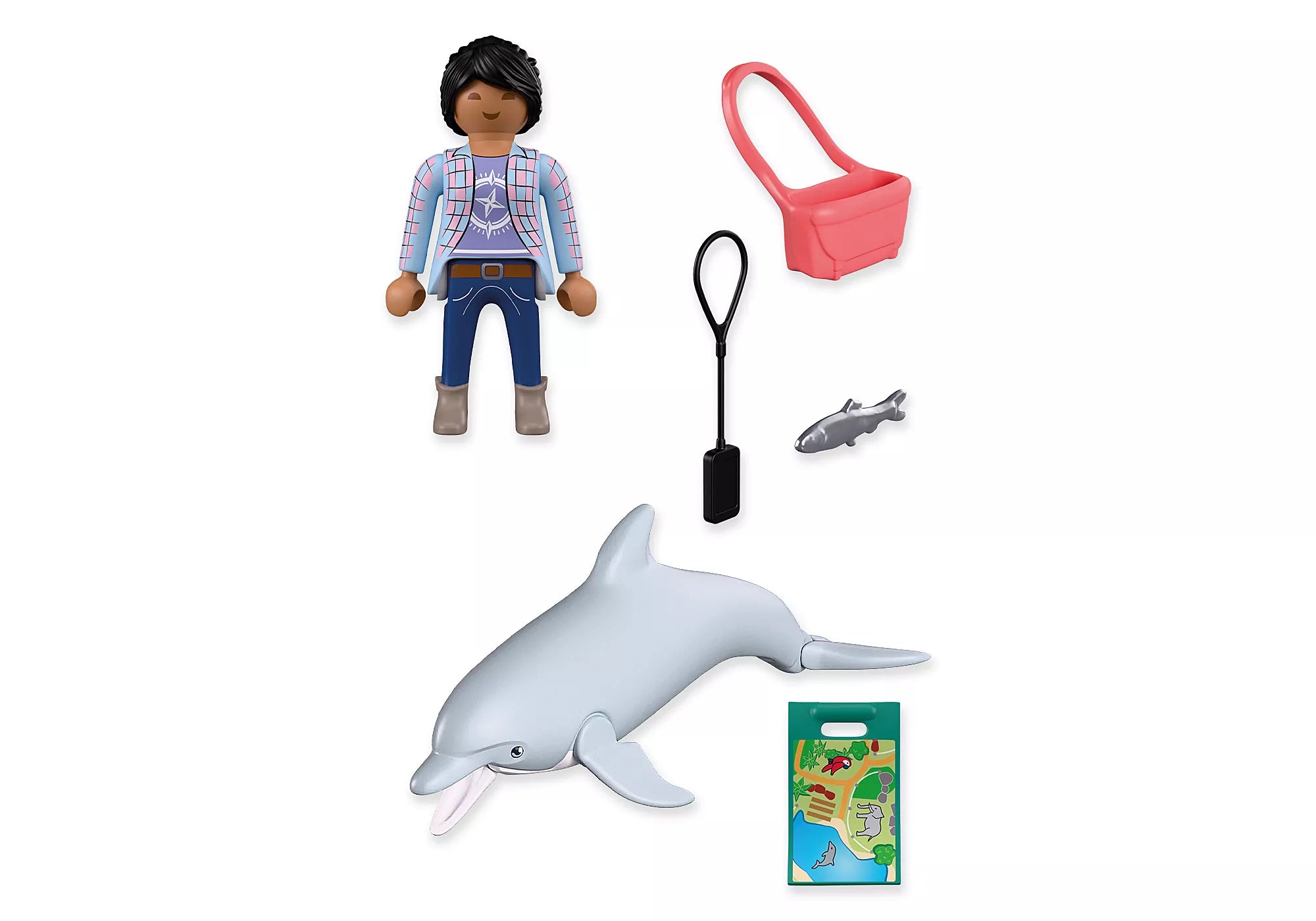 Playmobil Zoo Dolphin & Visitor Playset
