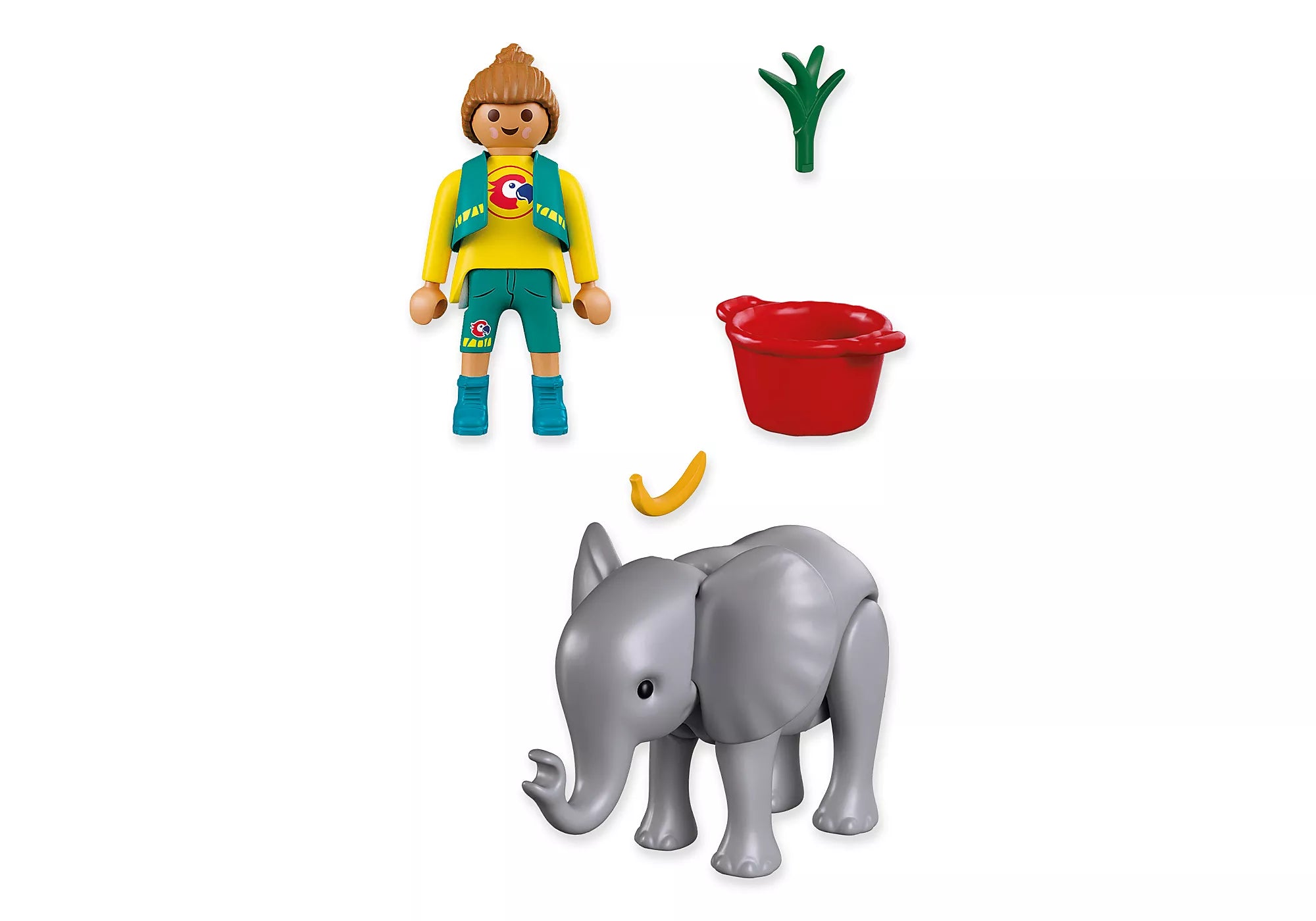 Playmobil Zoo Elephant & Zookeeper Playset