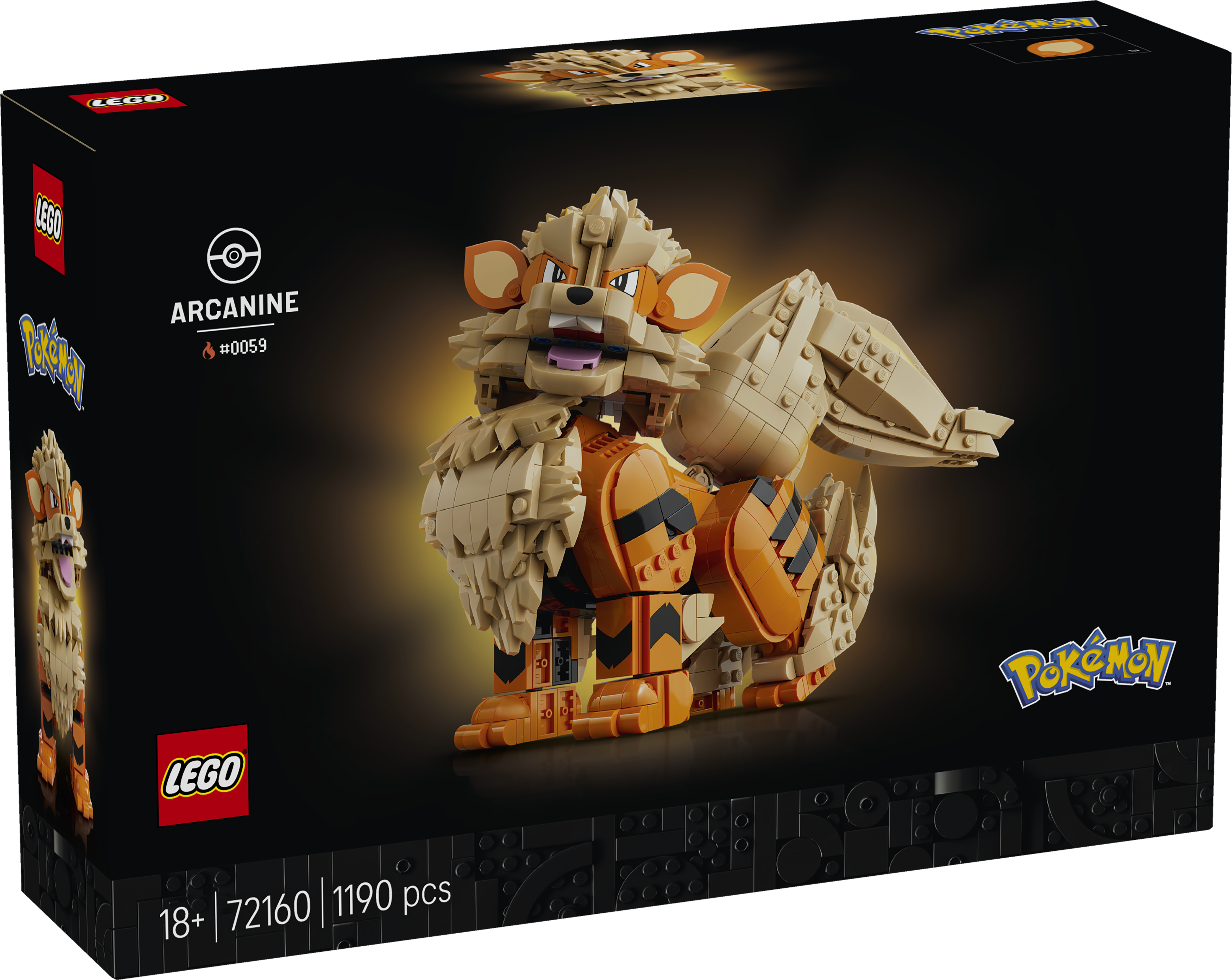 Lego 72160 Pokemon Arcanine Set