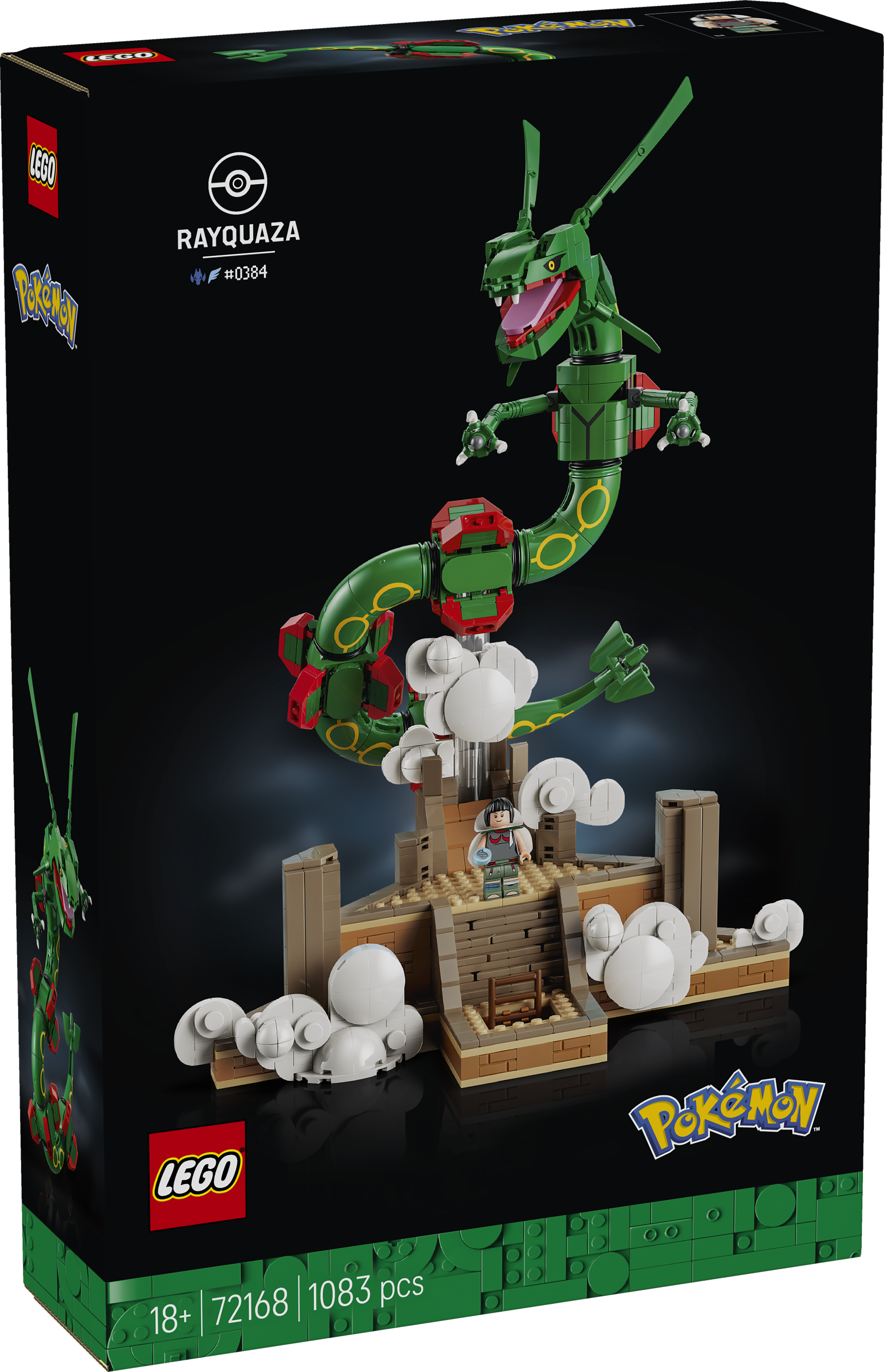 Lego 72168 Pokemon Rayquaza Set