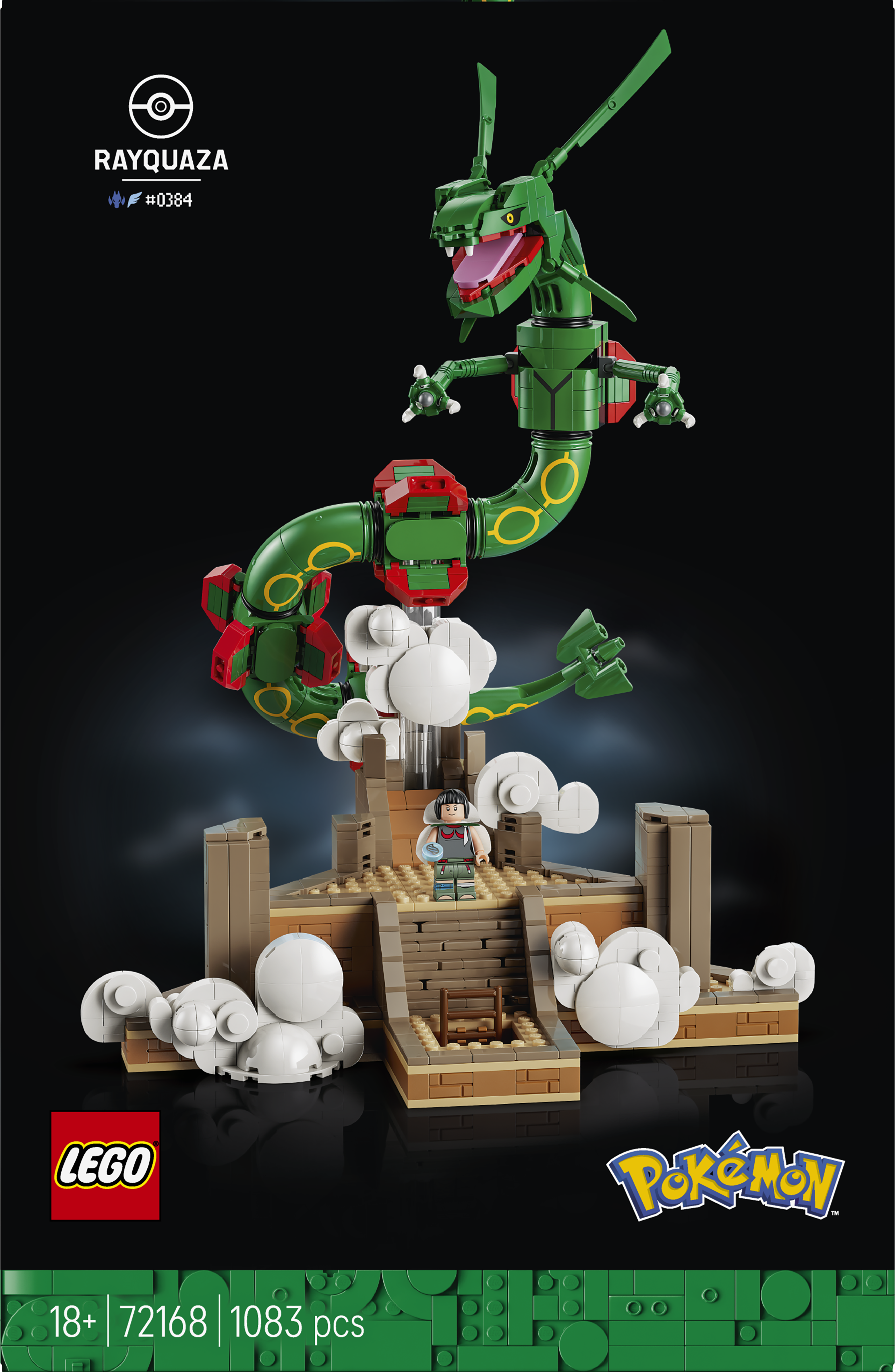 Lego 72168 Pokemon Rayquaza Set
