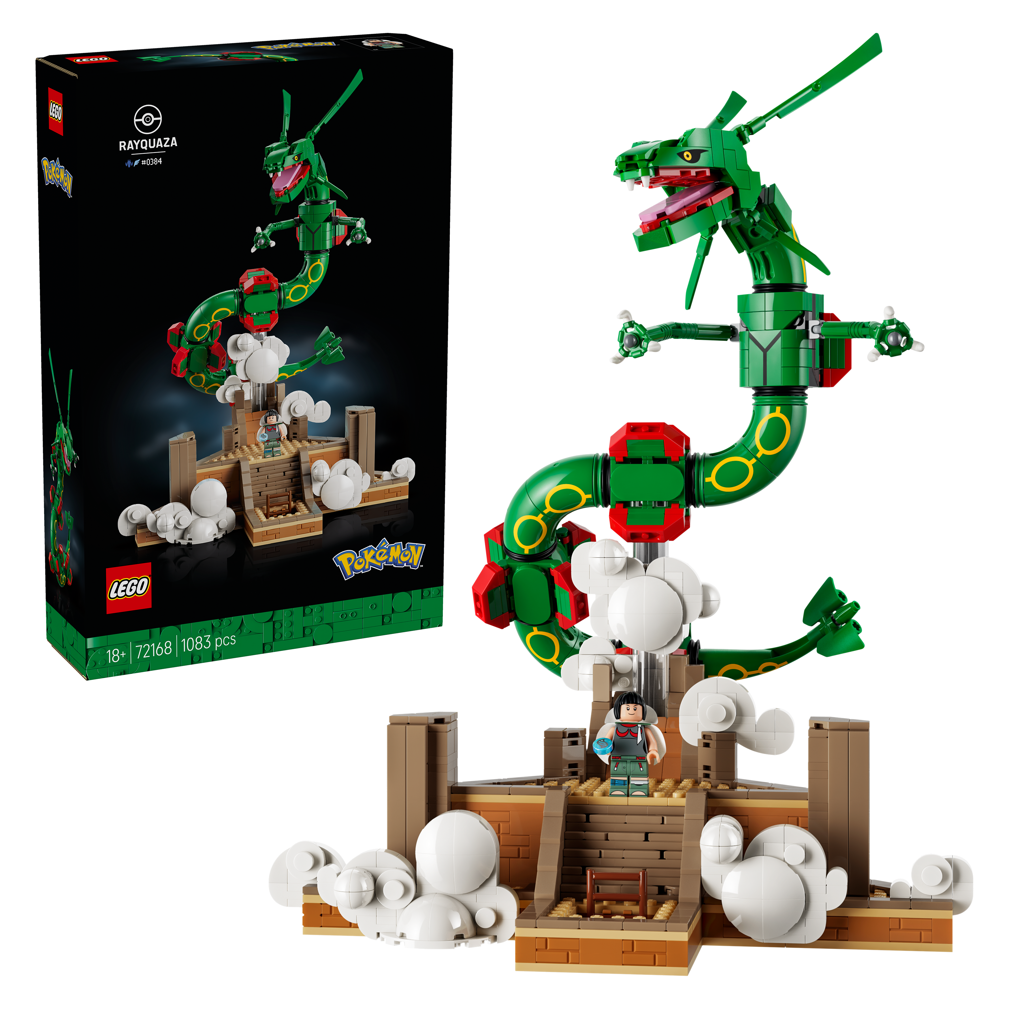 Lego 72168 Pokemon Rayquaza Set