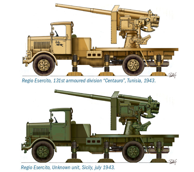 Italeri Auto Cannon 3RO with 90/53 AA Gun 1:72