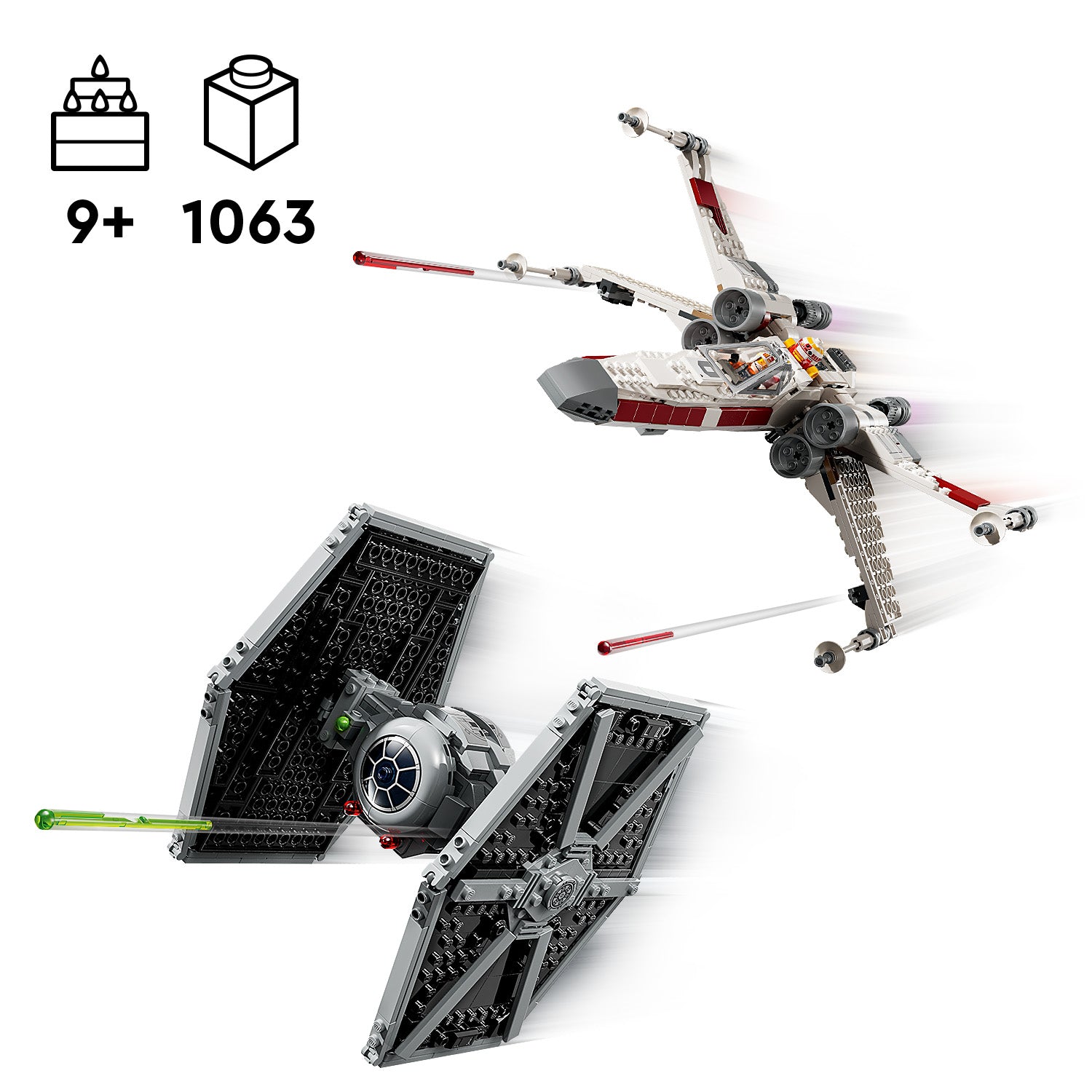 Speed Build Lego 2021 Sets Star Wars Lego 75393 TIE Fighter X-Wing