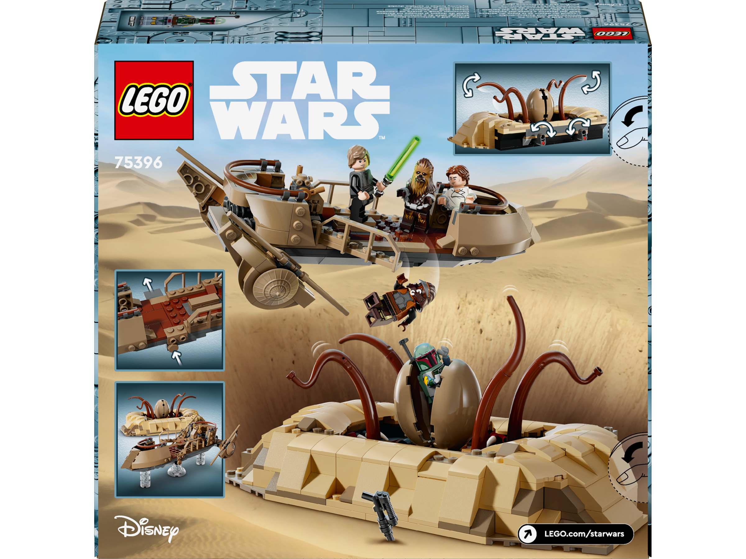 Lego 75396 Desert Skiff & Sarlacc Pit Set