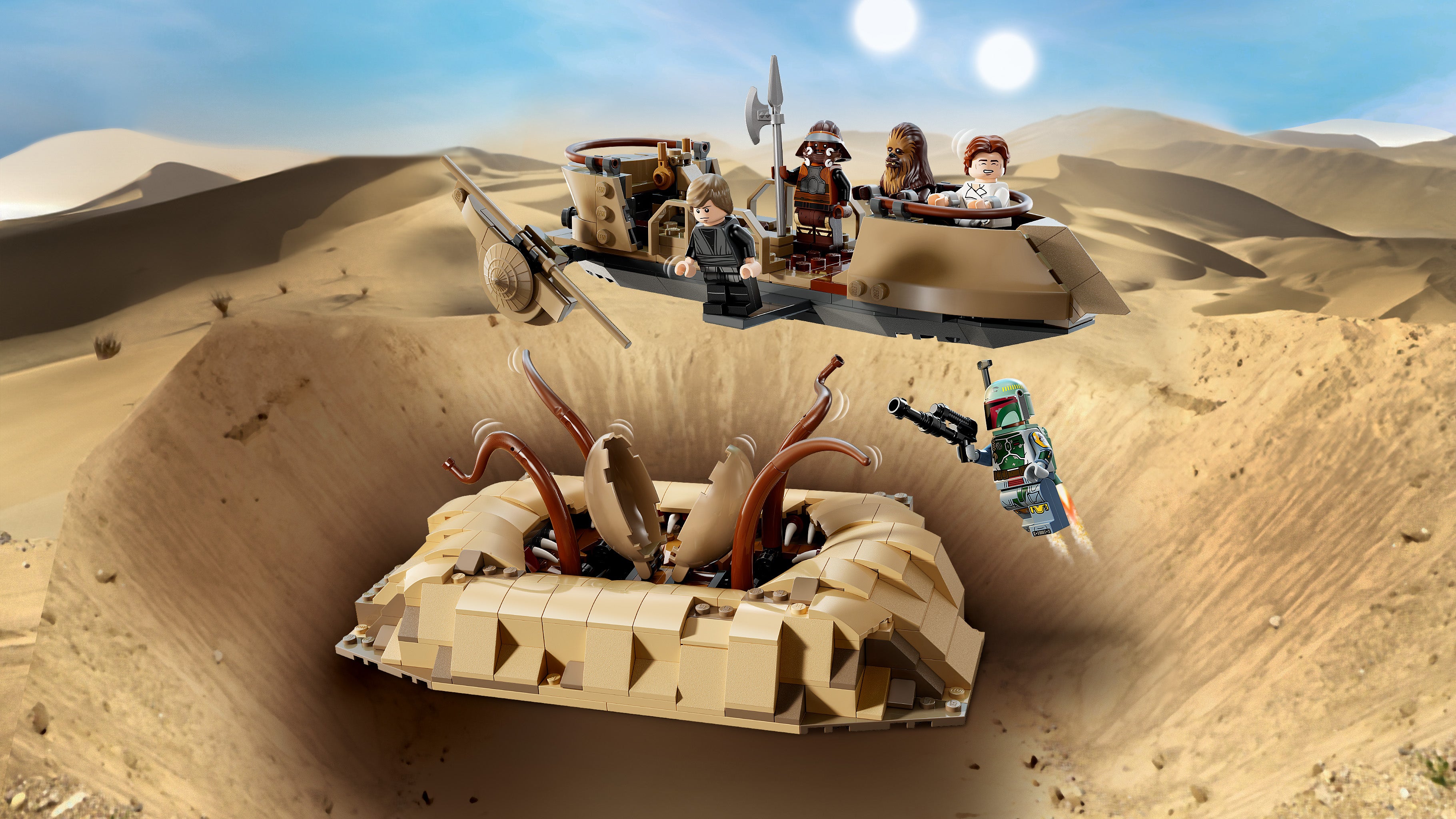 Lego 75396 Desert Skiff & Sarlacc Pit Set