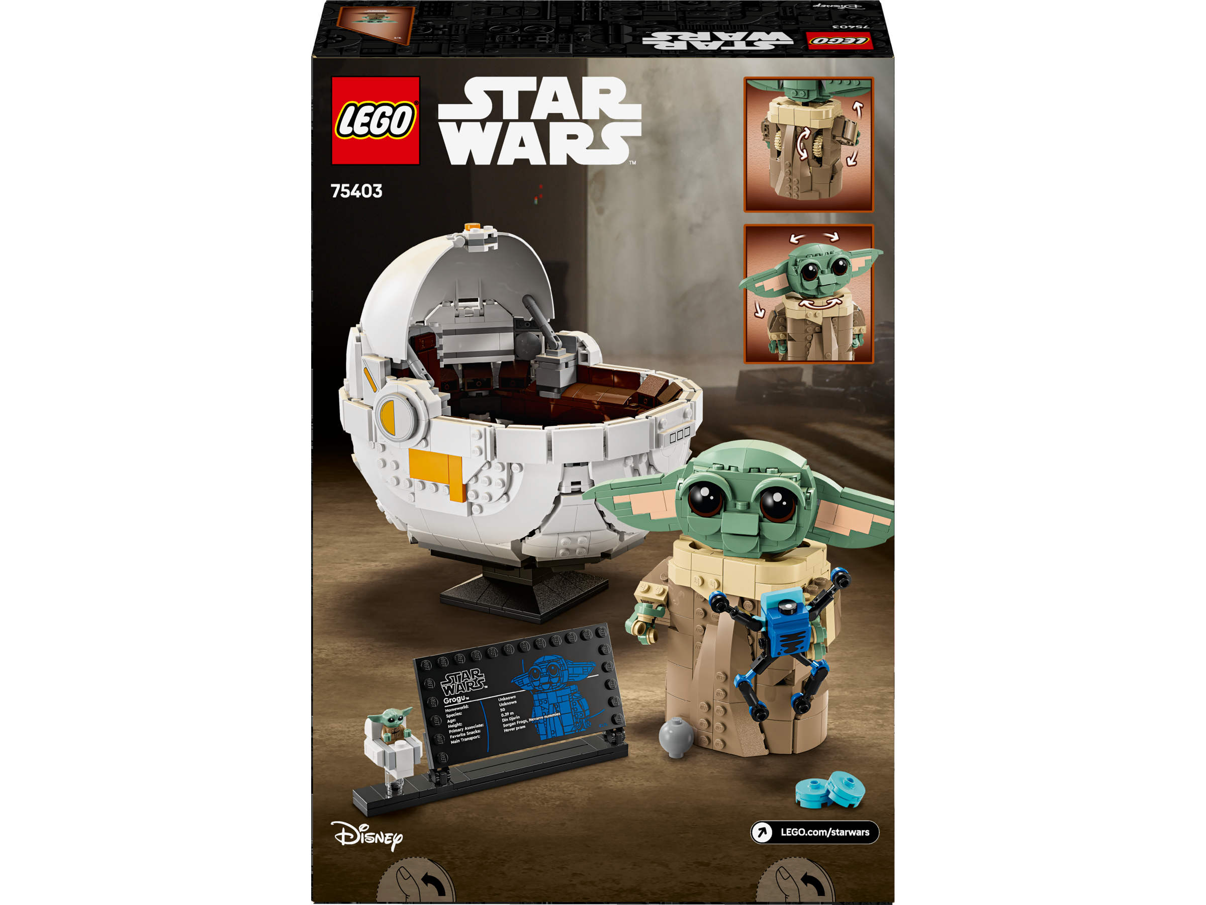 LEGO Star Wars 75403 Grogu™ with Hover Pram