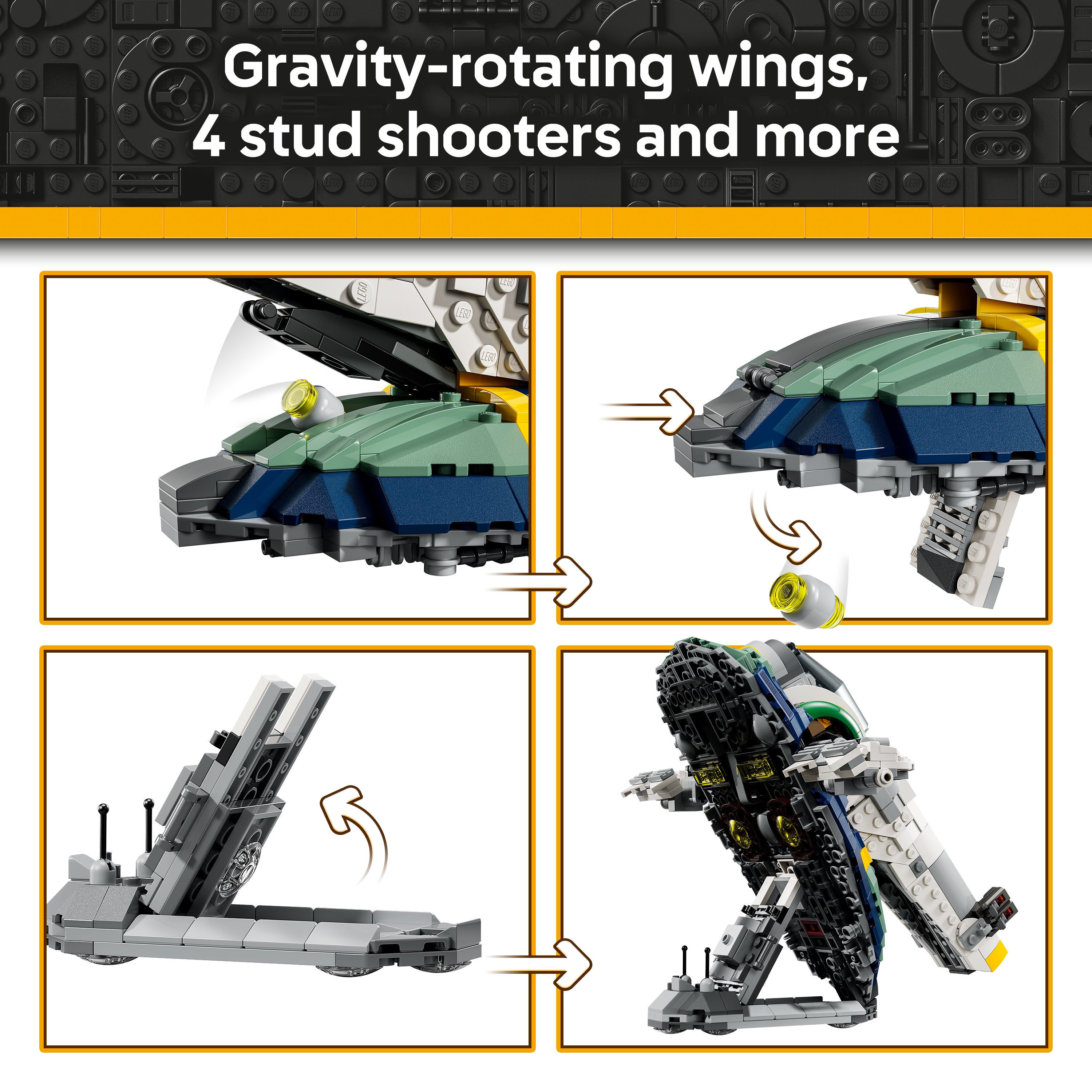 Lego 75433 Jango Fetts Starship
