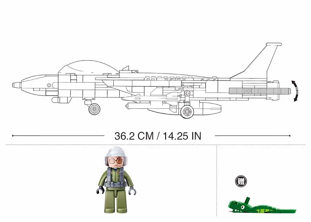 Sluban F-14 Jet Fighter