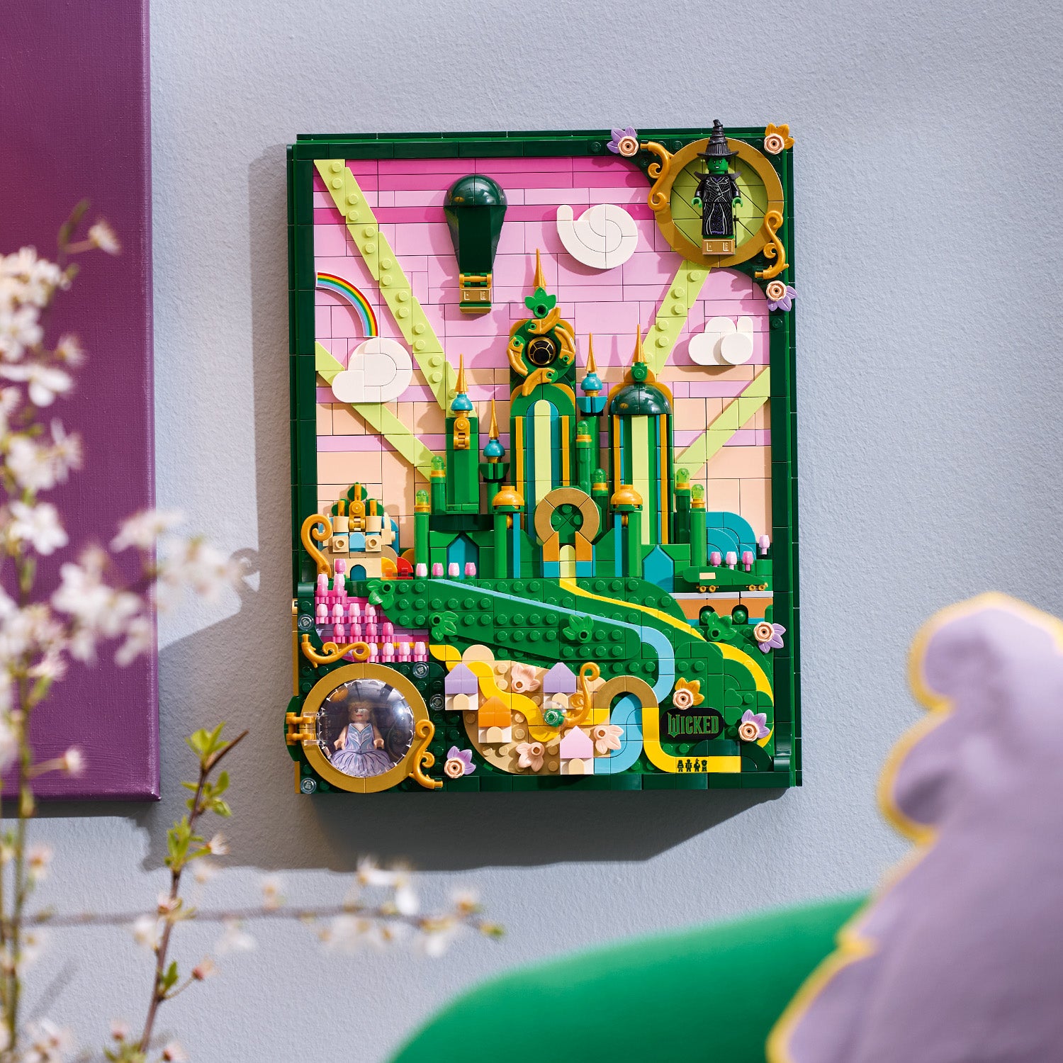 Lego 75685 Emerald City Wall Art