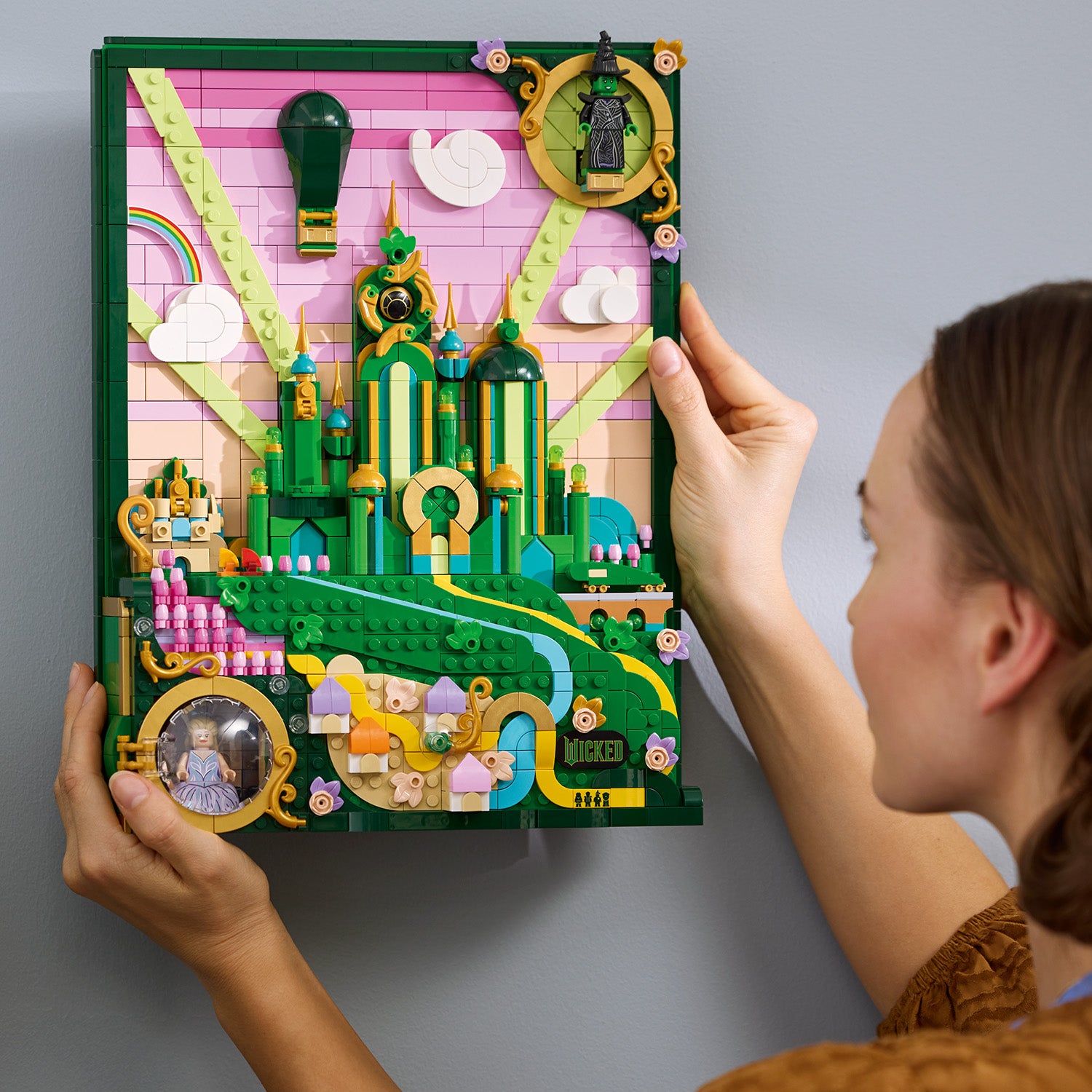 Lego 75685 Emerald City Wall Art