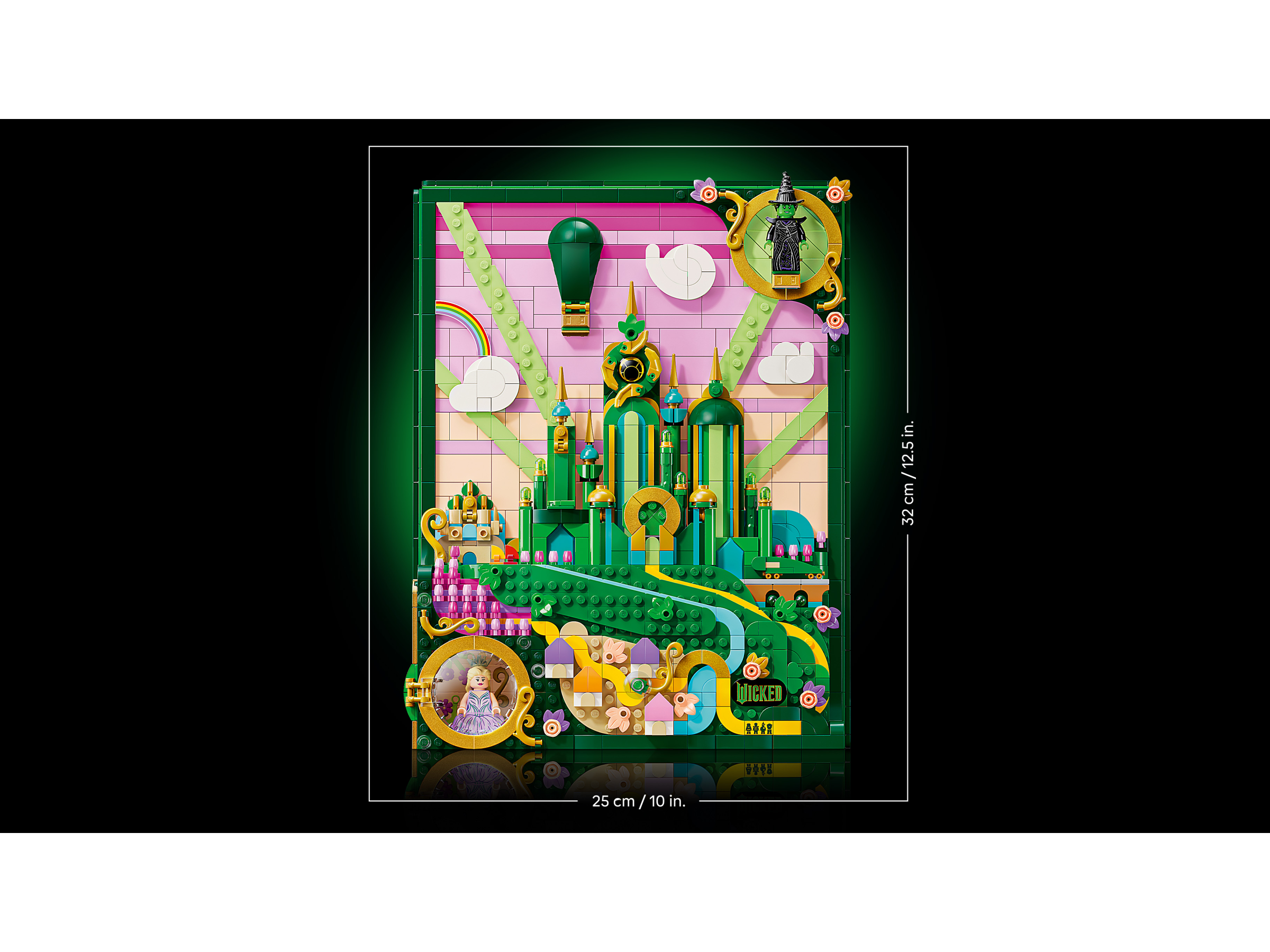 Lego 75685 Emerald City Wall Art