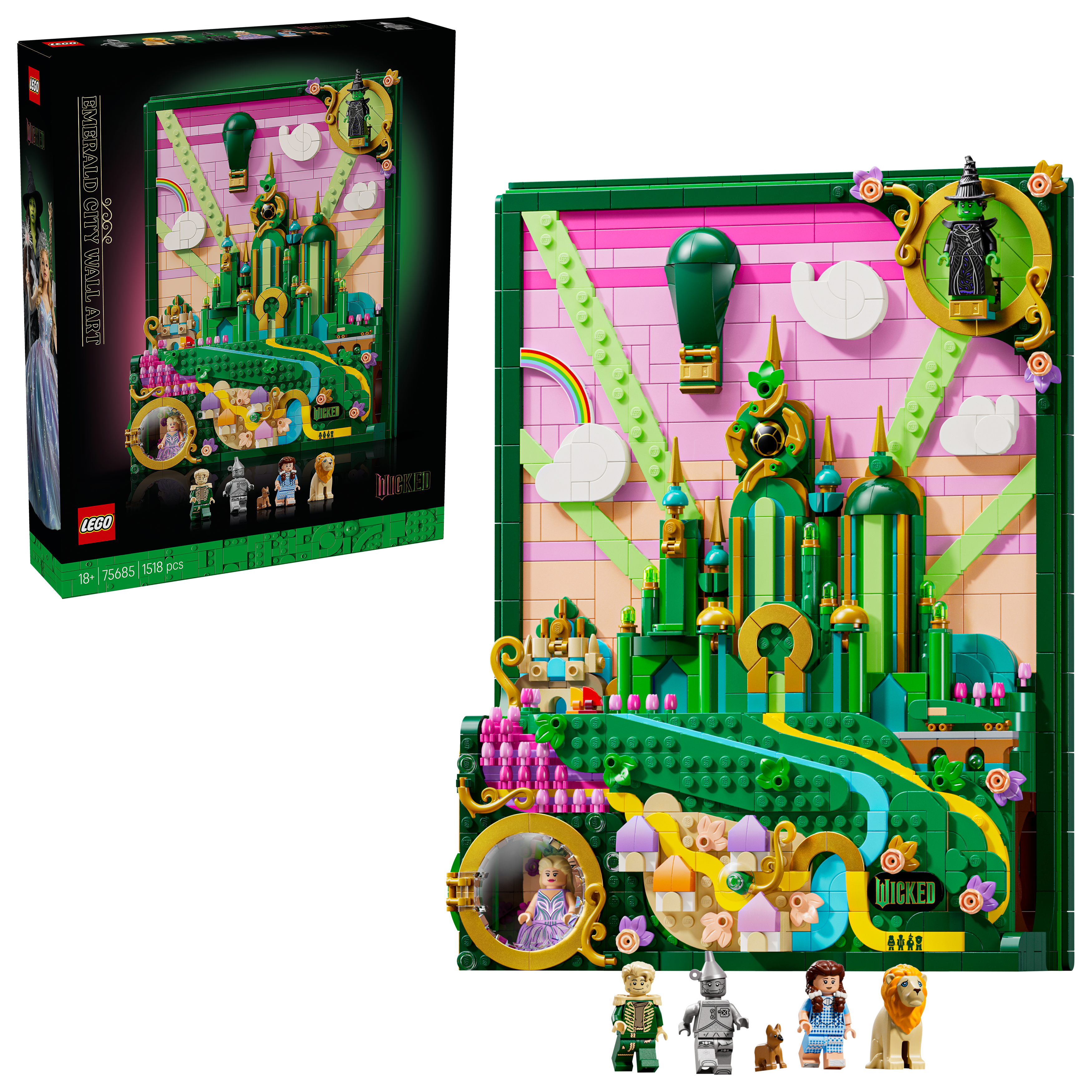 Lego 75685 Emerald City Wall Art