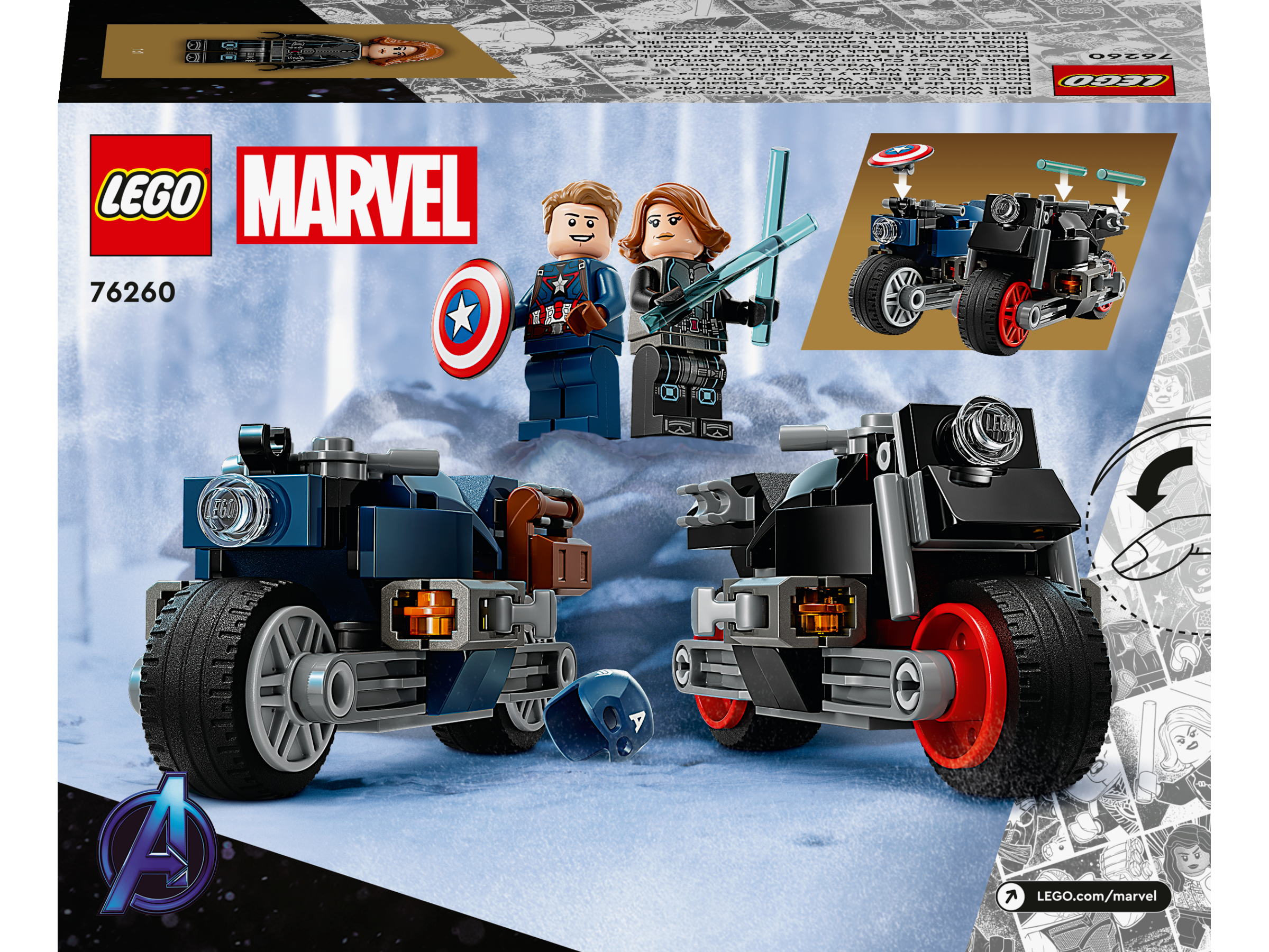 Lego 76260 Black Widow & Captain America