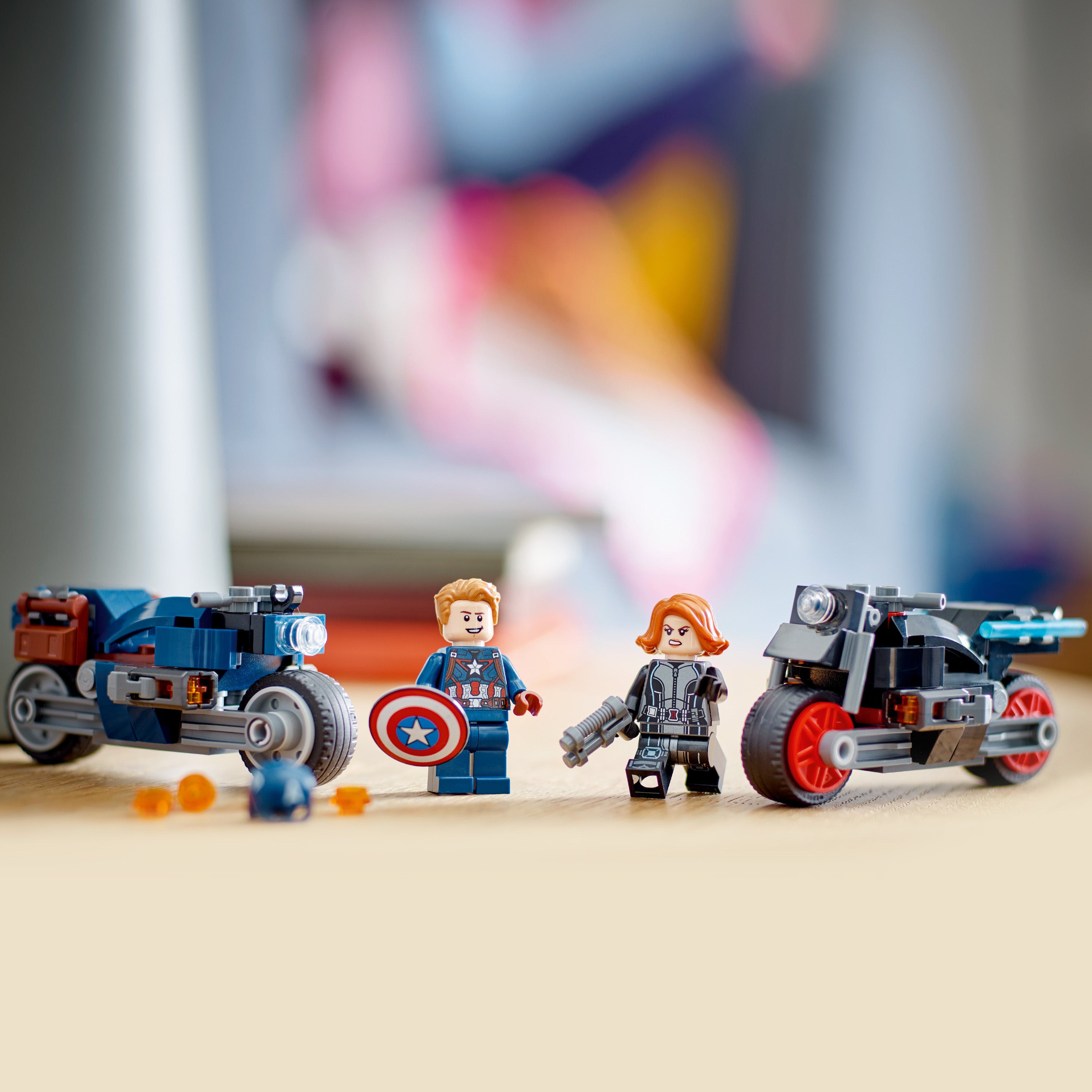 Moto capitan america lego on sale