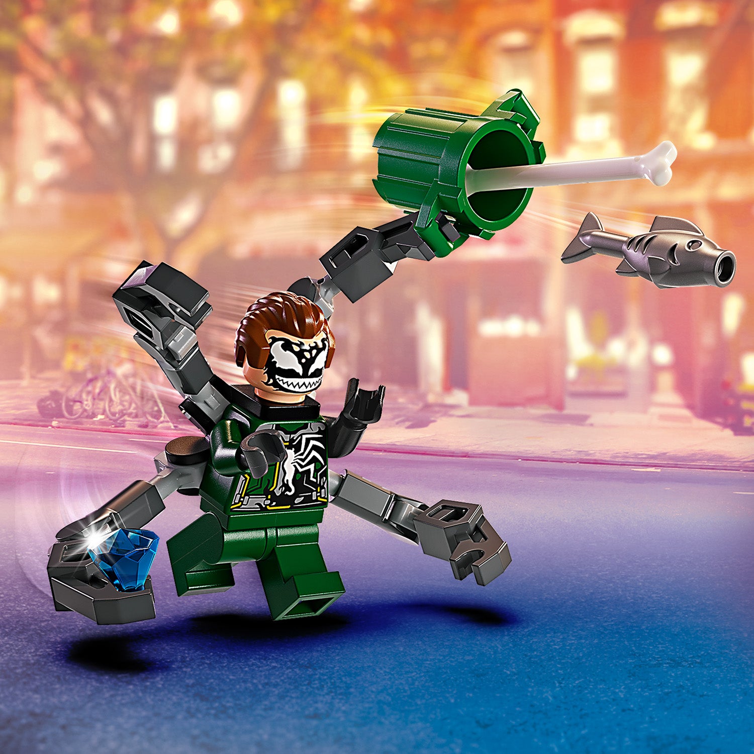 Lego 76275 Motorcycle Chase Spider-Man Vs Doc Ock