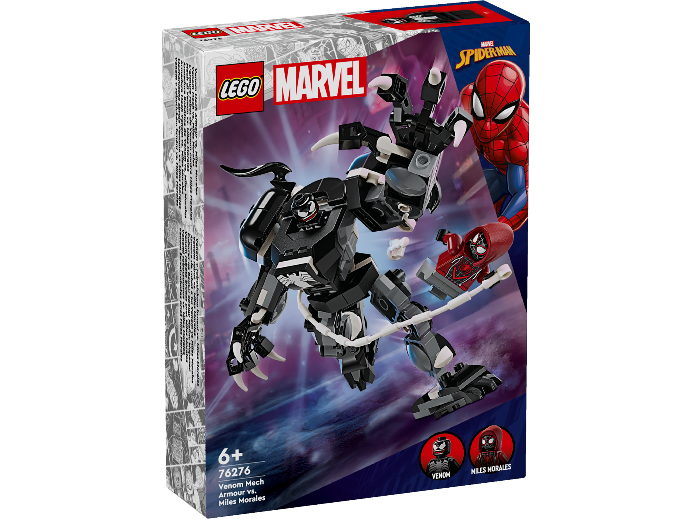 Lego 76276 Venom Mech Armor vs. Miles Morales