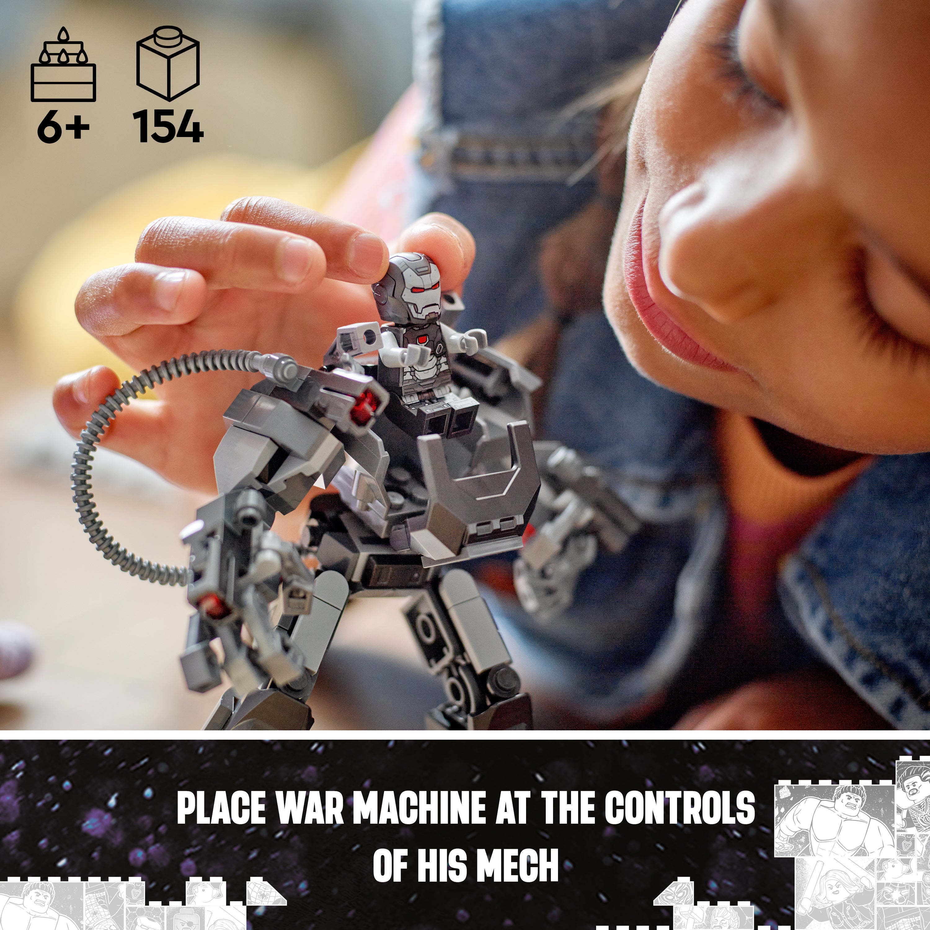 Lego 76277 War Machine Mech Armor